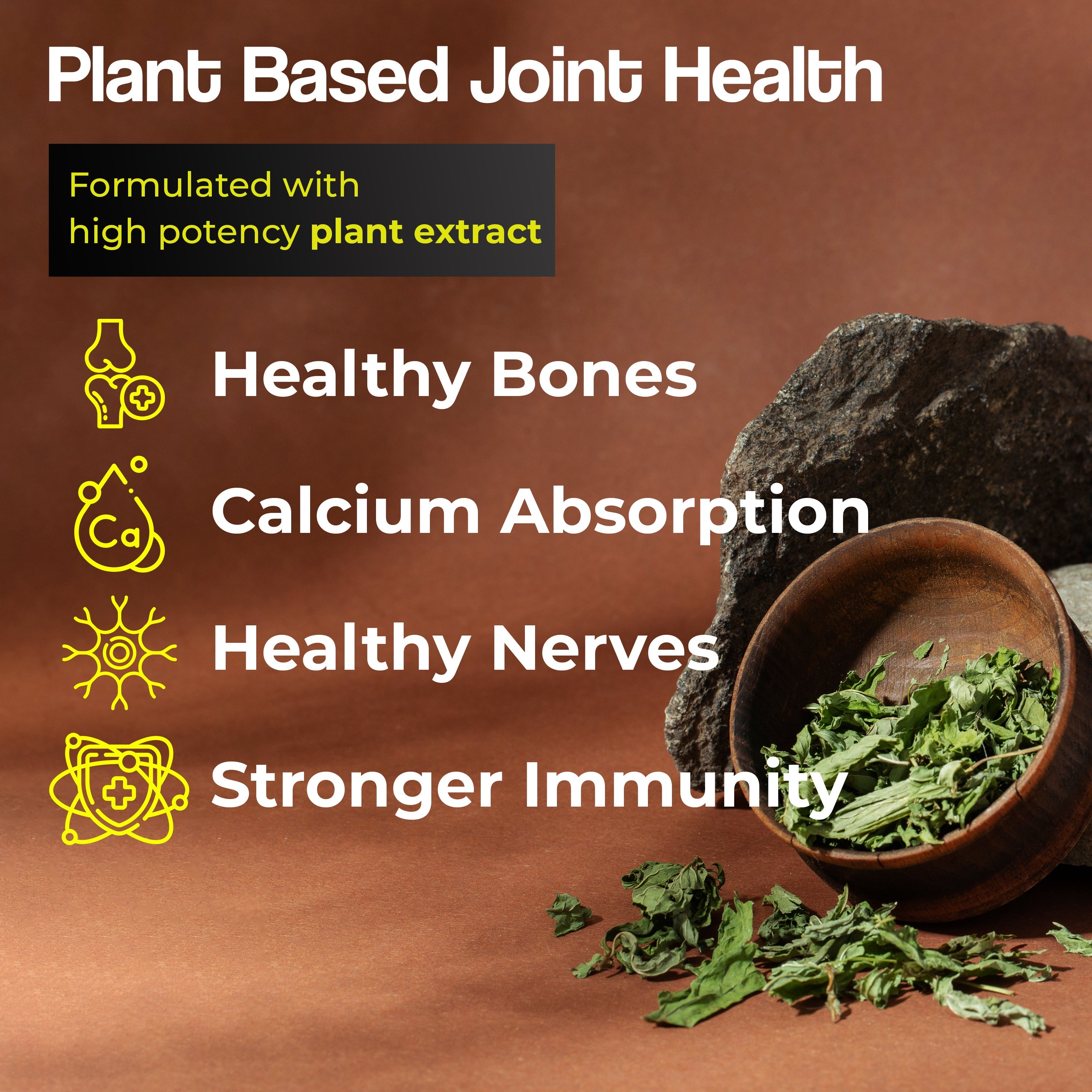 Health Veda Organics Calcium Magnesium & Zinc Vitamin D3 & B12 Tablets