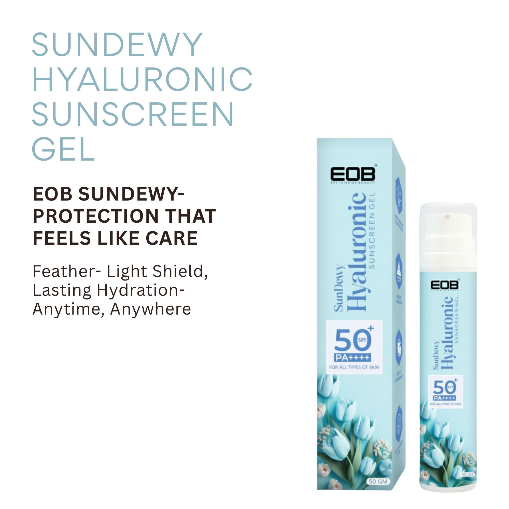 EOB SPF 50 PA+++ Mineral Sunscreen Gel