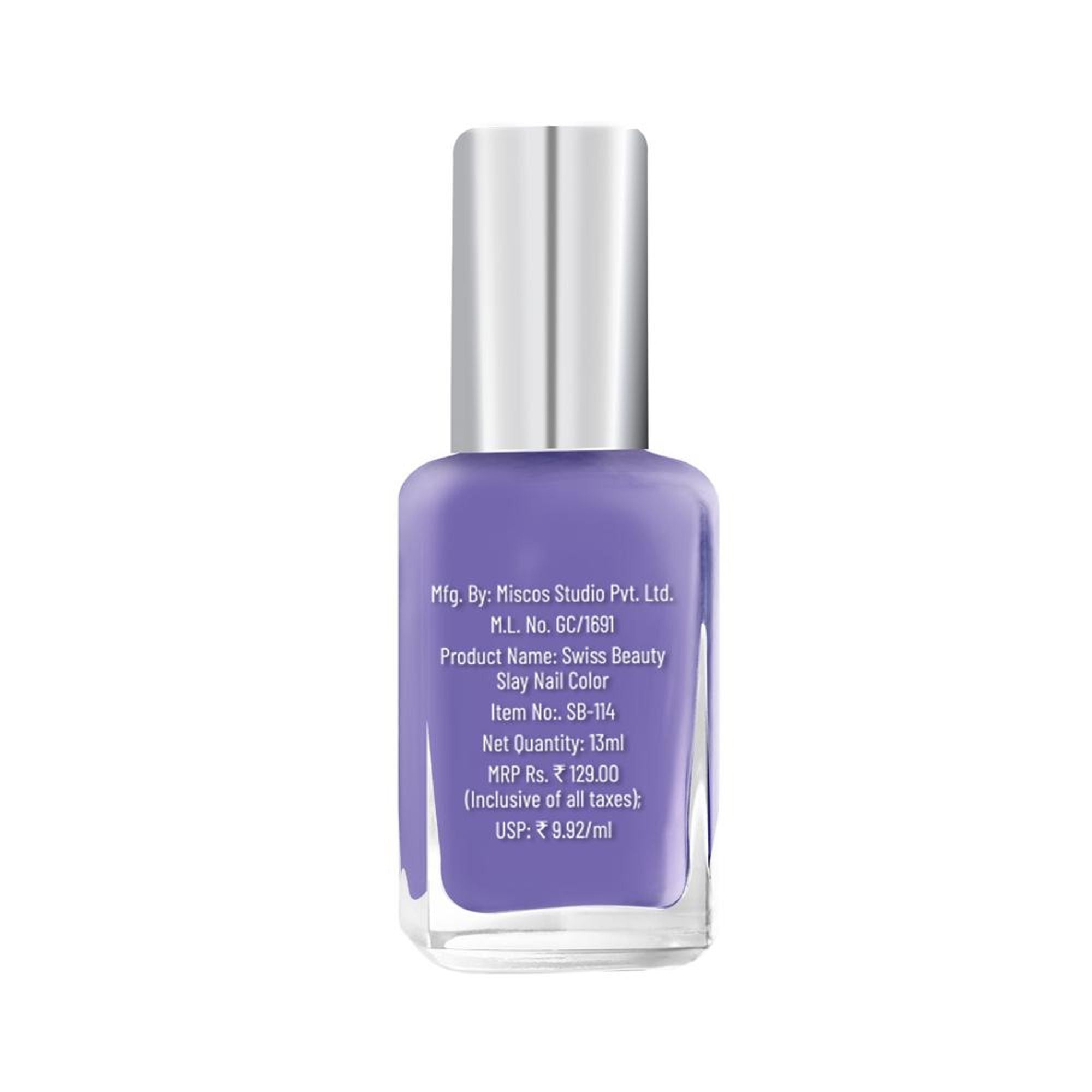 Swiss Beauty Slay Nail Color Ultra Shine Formulation - 31 Tuscan