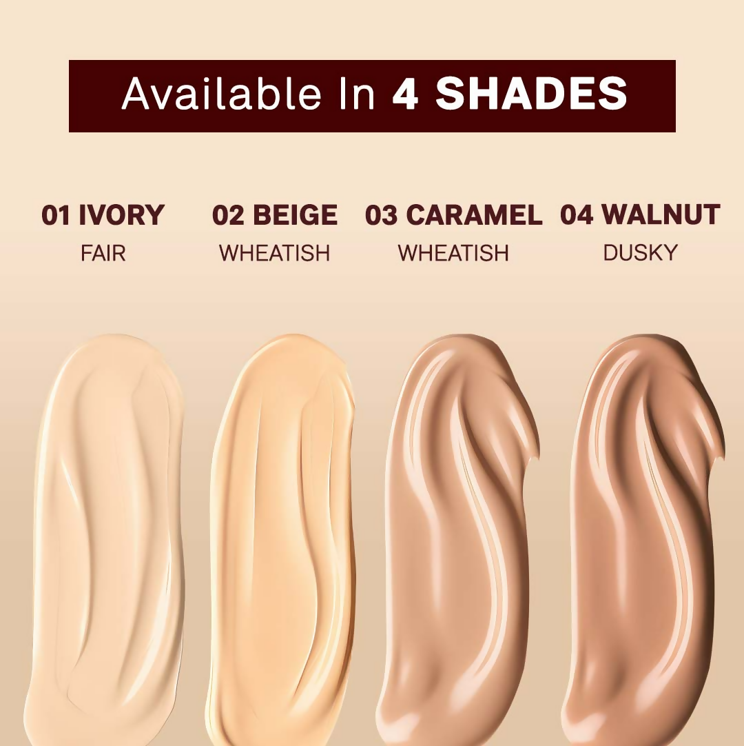 Flicka Cosmetics Tomato Liquid Foundation With Spf Long Lasting Lightweight All Skin Types - Beige