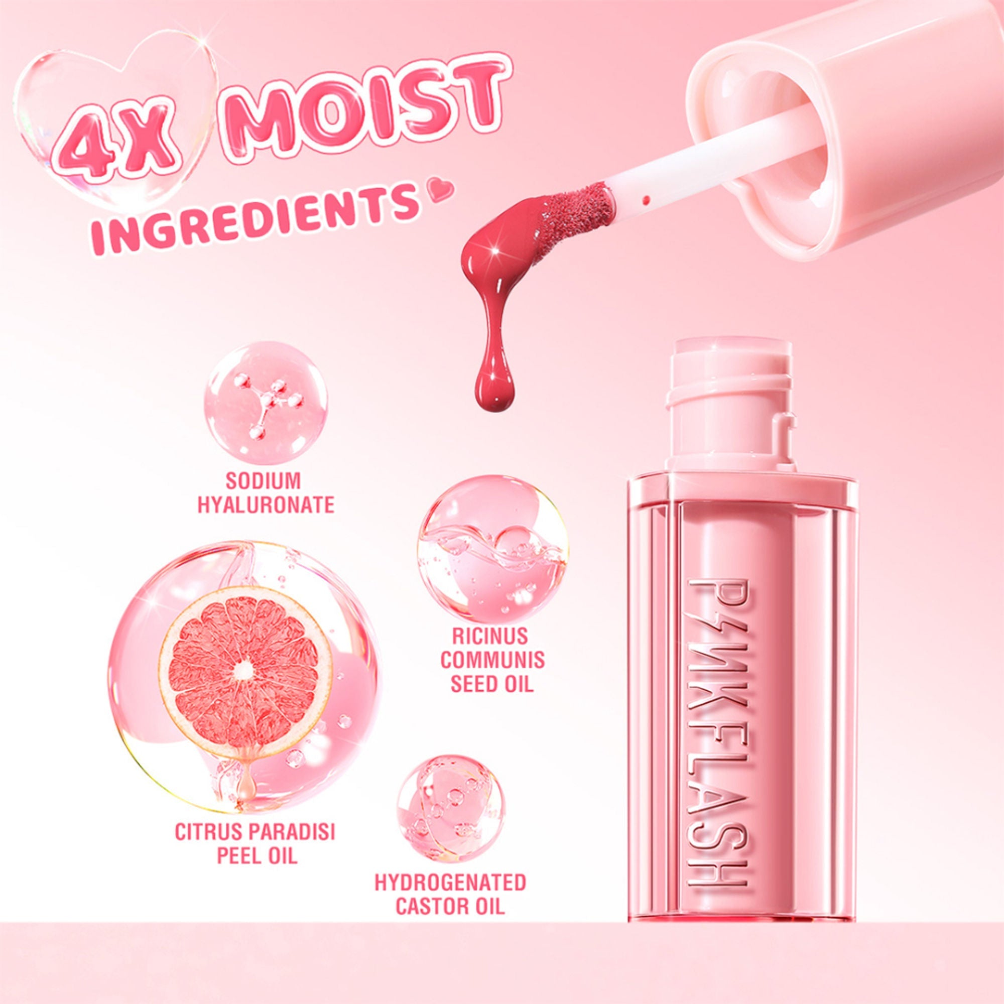 PINKFLASH Watery Transferproof Lip Tint - Pk01 Sakura Bubble