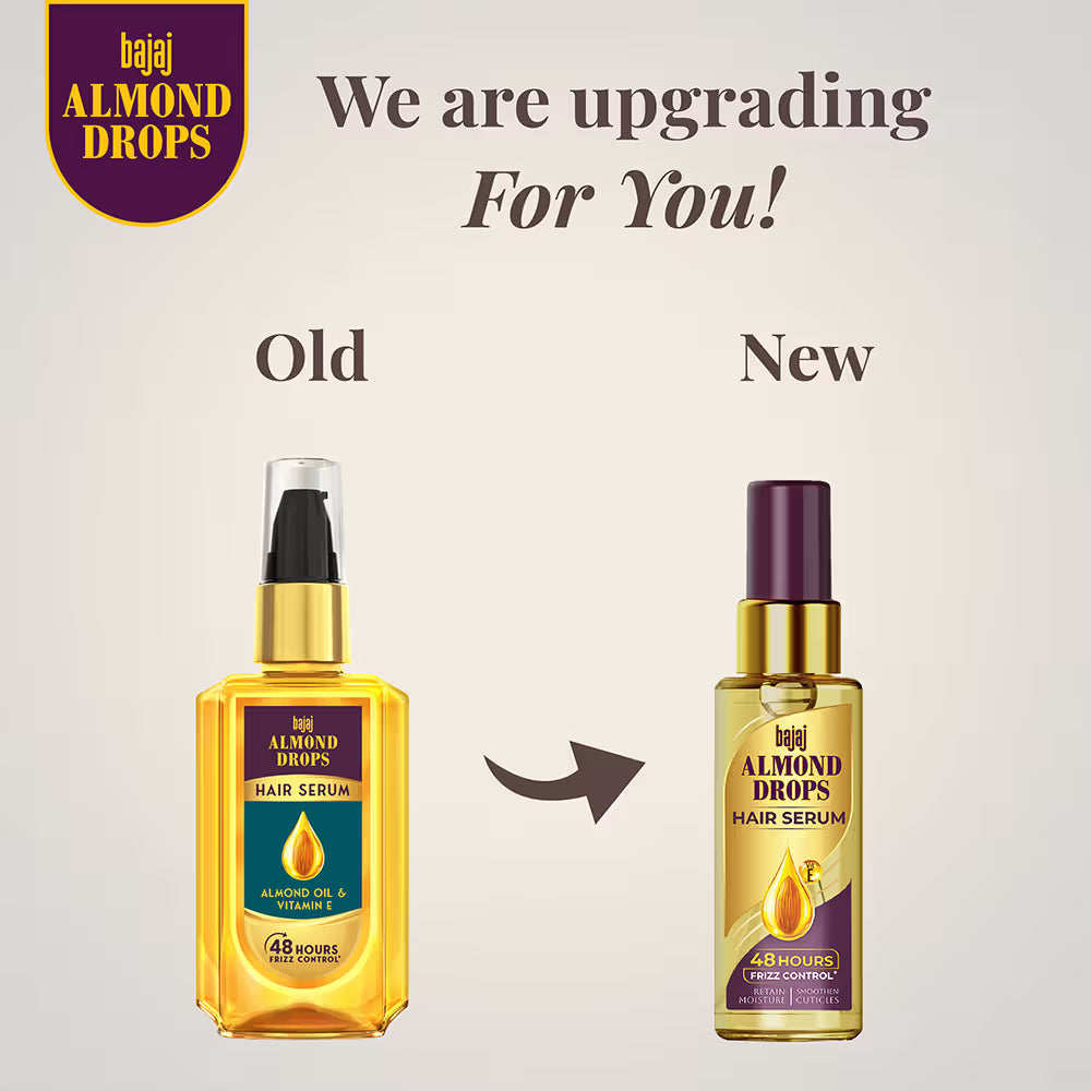 Bajaj Almond Drops Serum With Oil For Hair