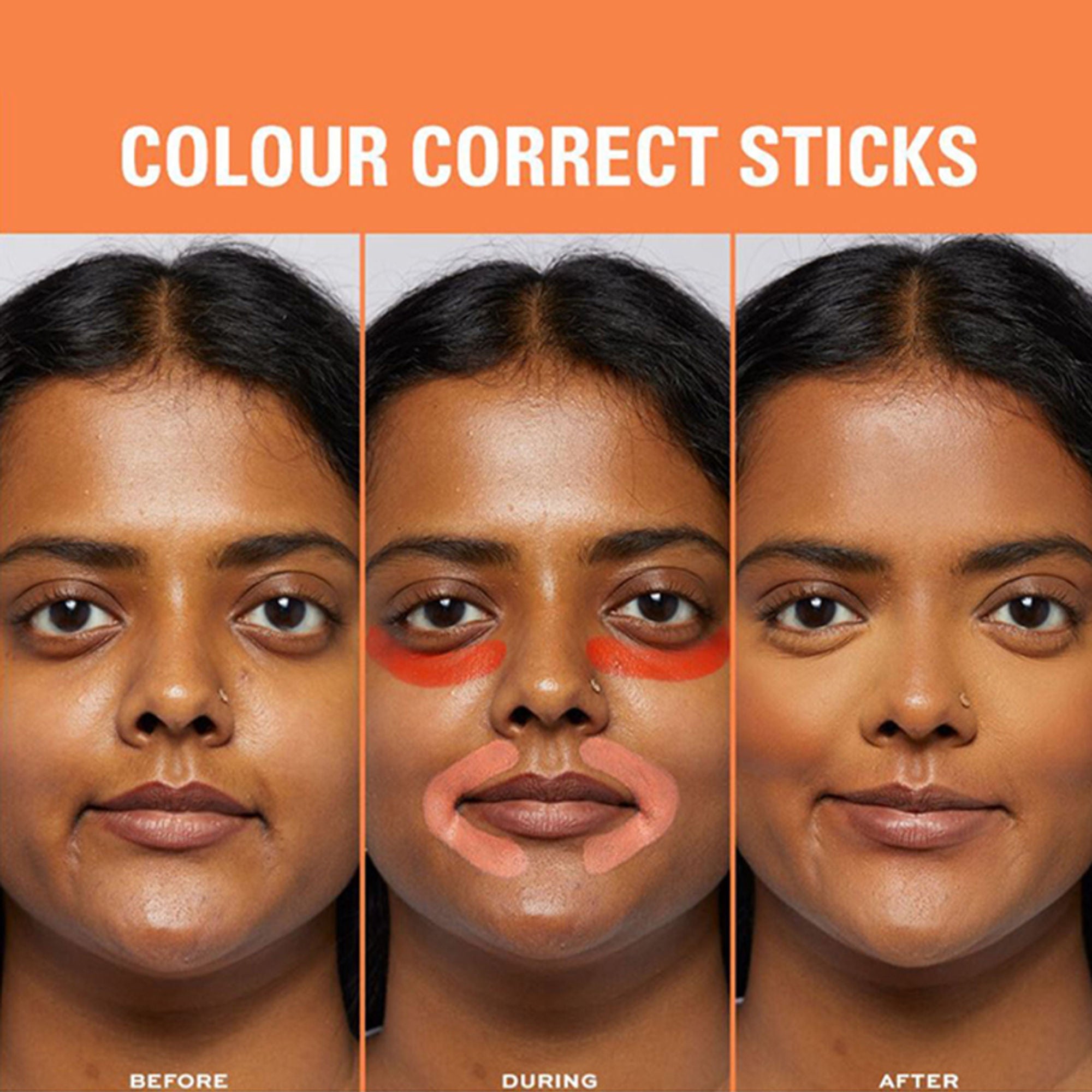 Makeup Revolution Correct And Transform - Red - Peach