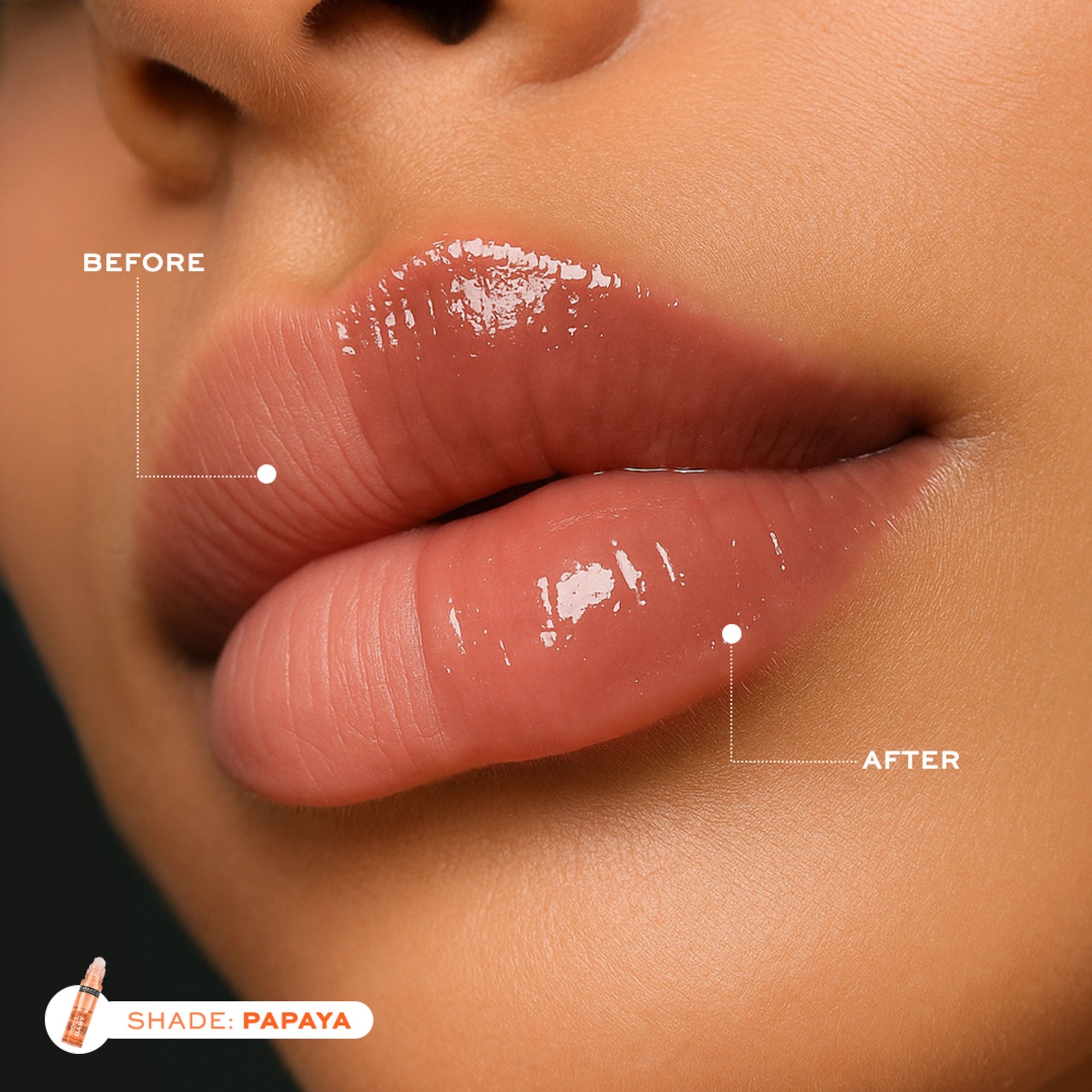Revolution Relove Roll Baby Lip Oil Papaya - Papaya