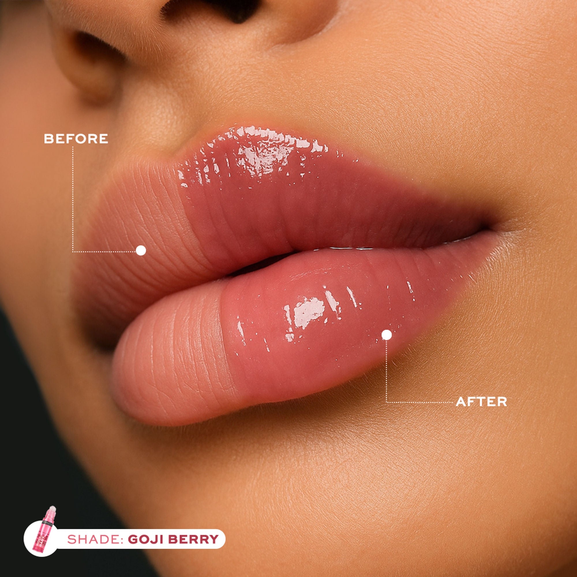 Revolution Relove Roll Baby Lip Oil Papaya - Goji Berry