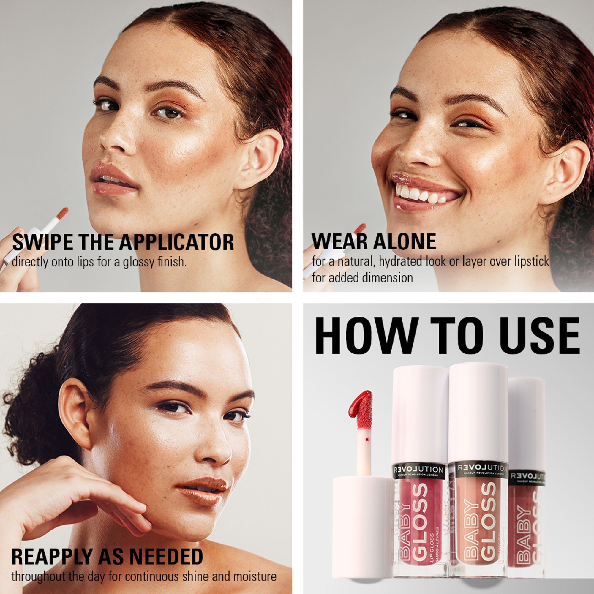 Makeup Revolution Relove Baby Gloss - Glam