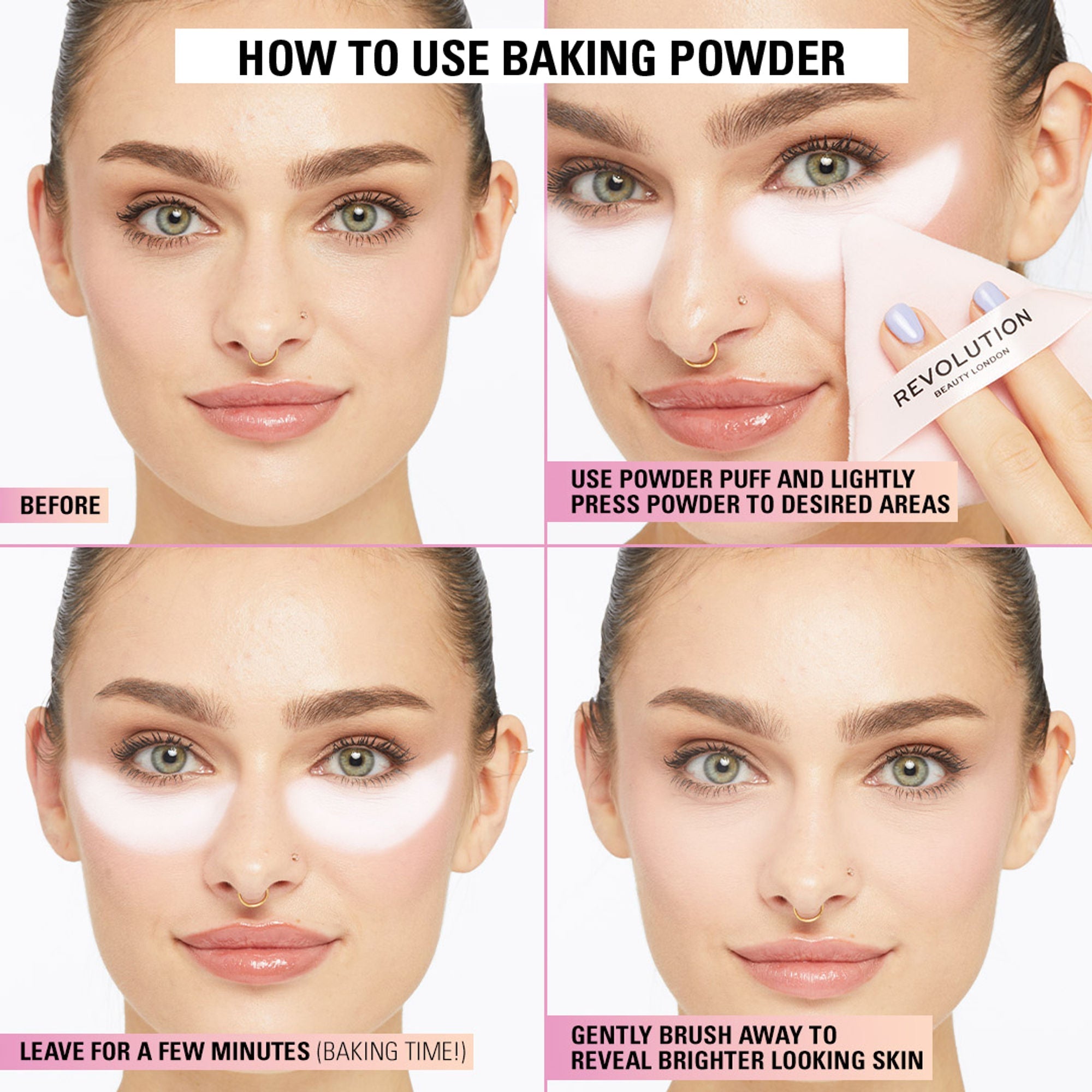 Makeup Revolution Loose Baking Powder - Translucent