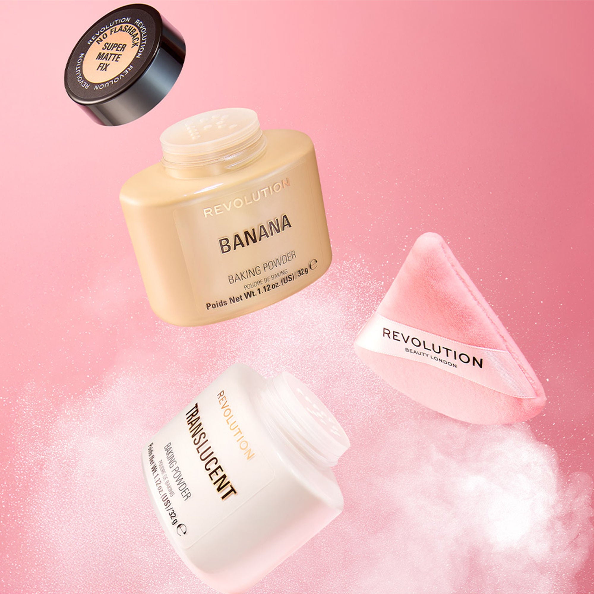 Makeup Revolution Loose Baking Powder - Translucent
