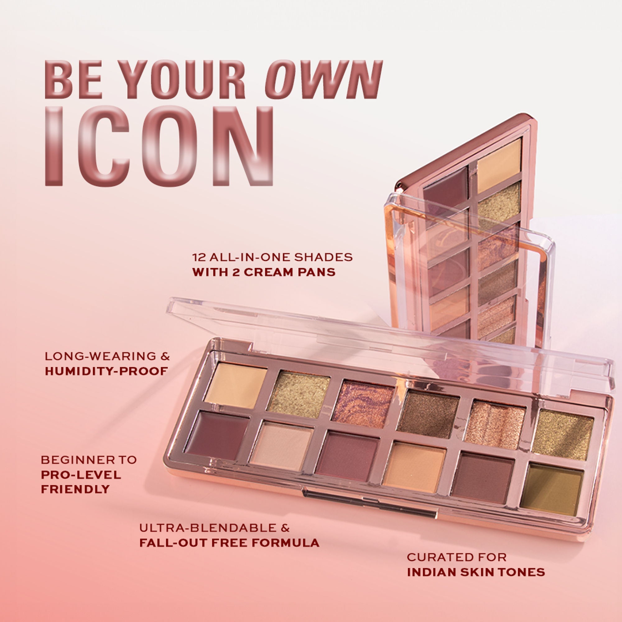 Makeup Revolution Eyeshadow Palette - The Eternal Icon Green