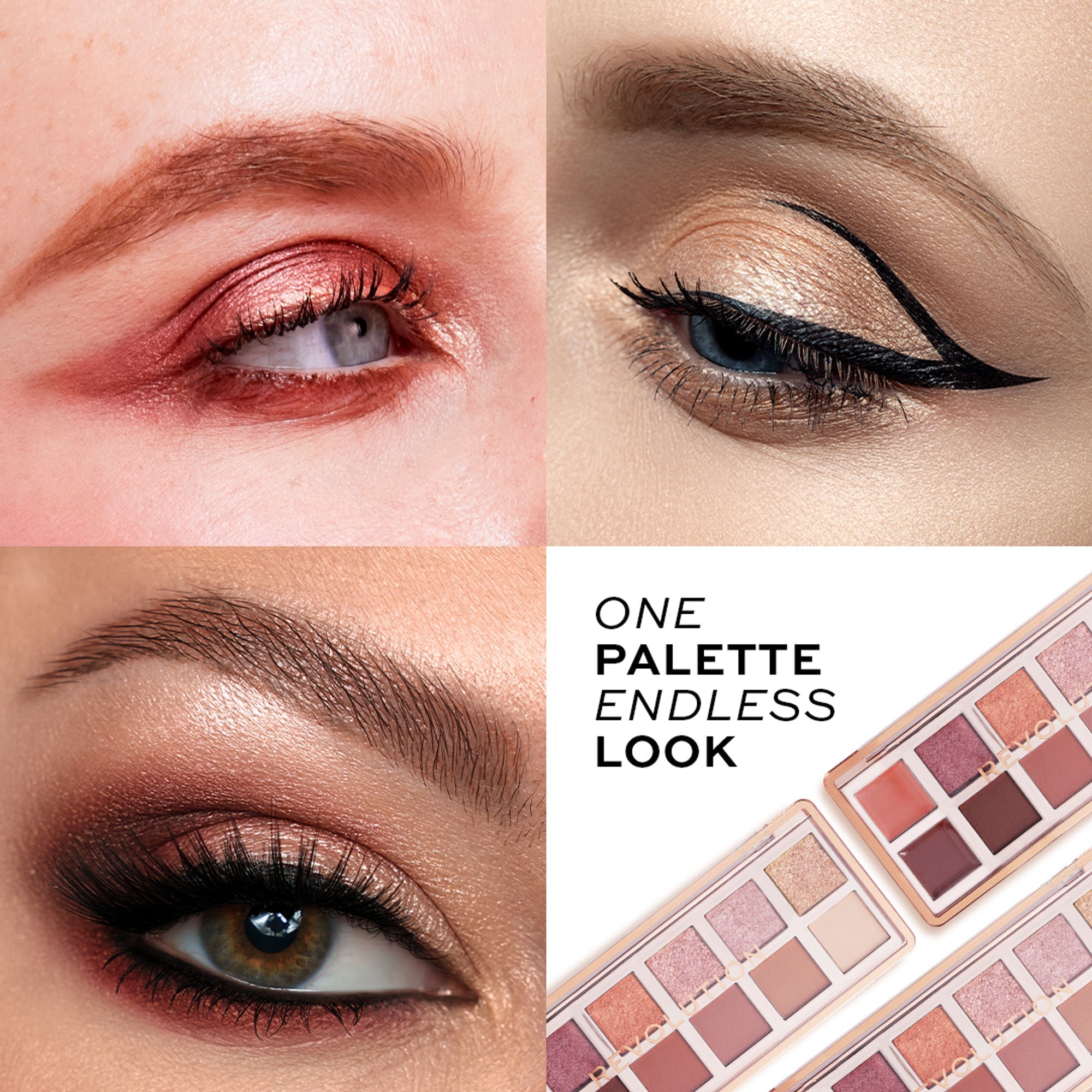 Makeup Revolution Eyeshadow Palette - True Icon Bronze