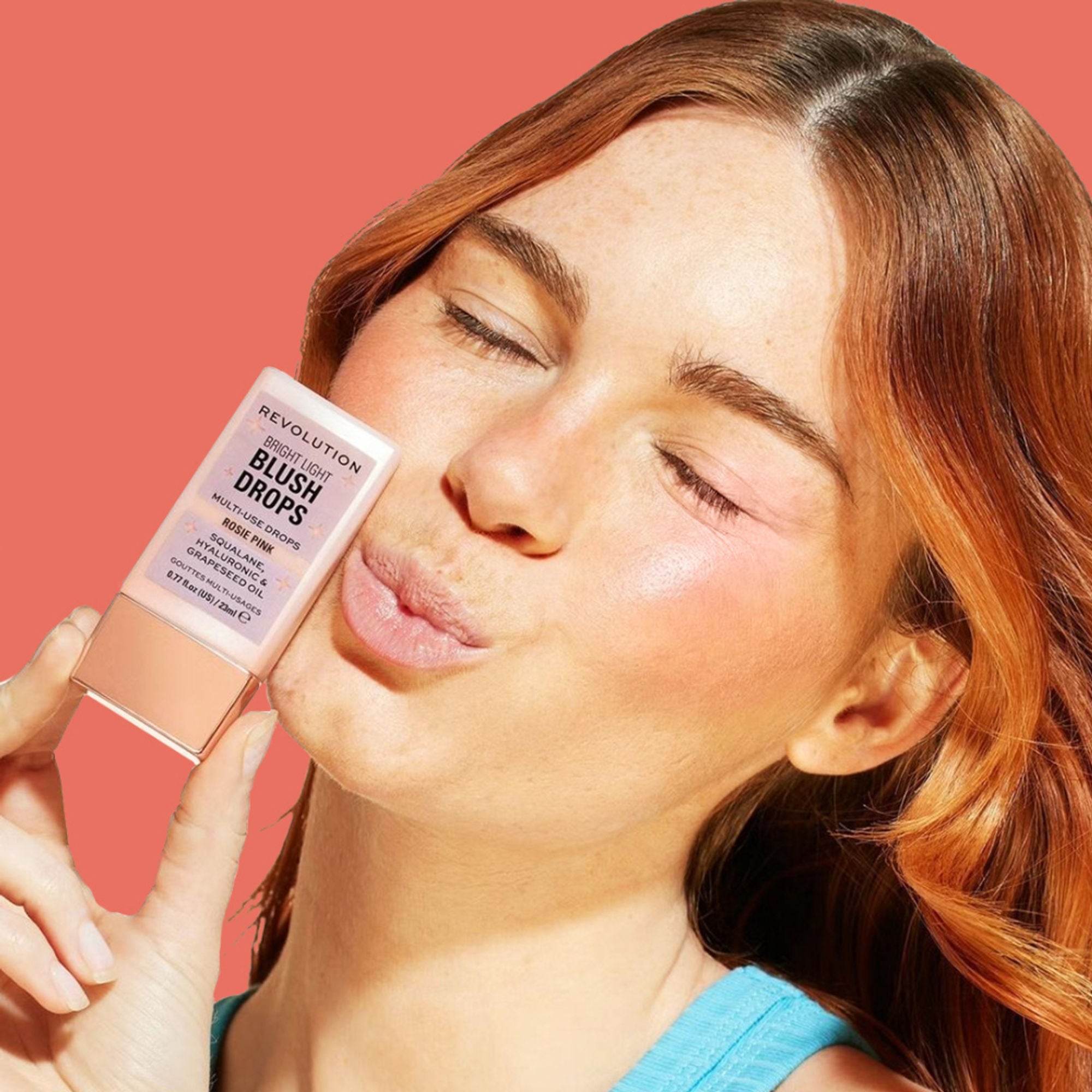 Makeup Revolution Bright Light Blush Drops Pink Rosie