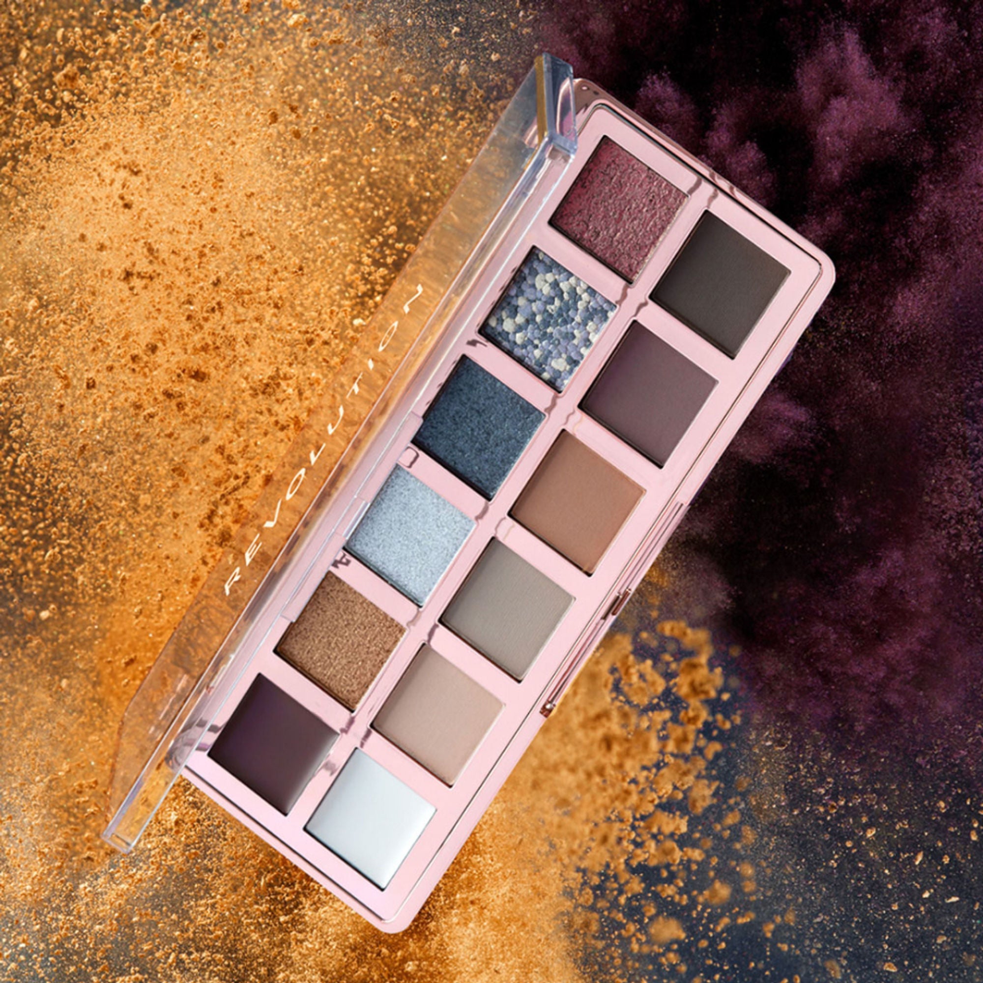 Makeup Revolution Eyeshadow Palette - The Smokey Icon Grunge