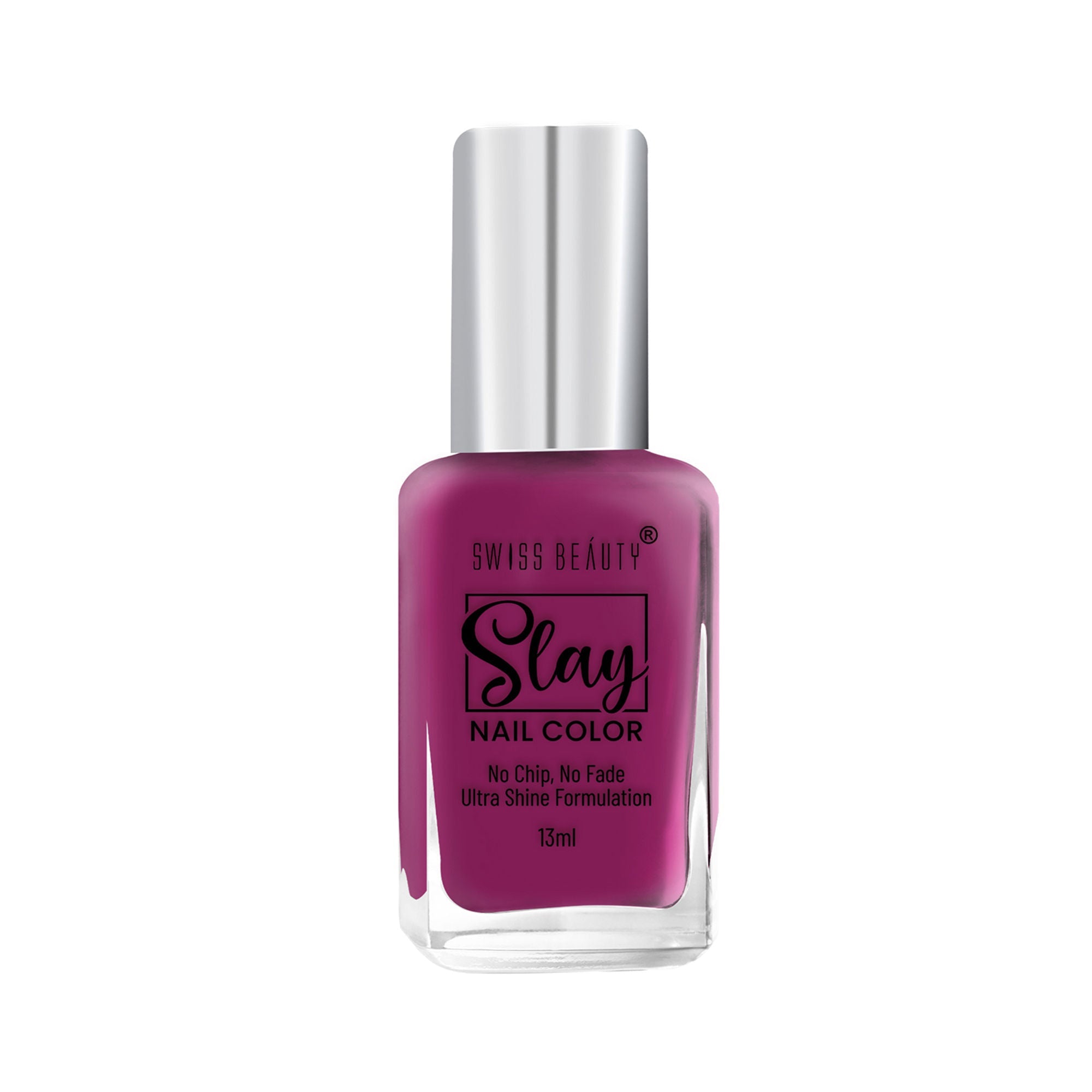 Swiss Beauty Slay Nail Color With Ultra Shine Formulation - 70 Violet