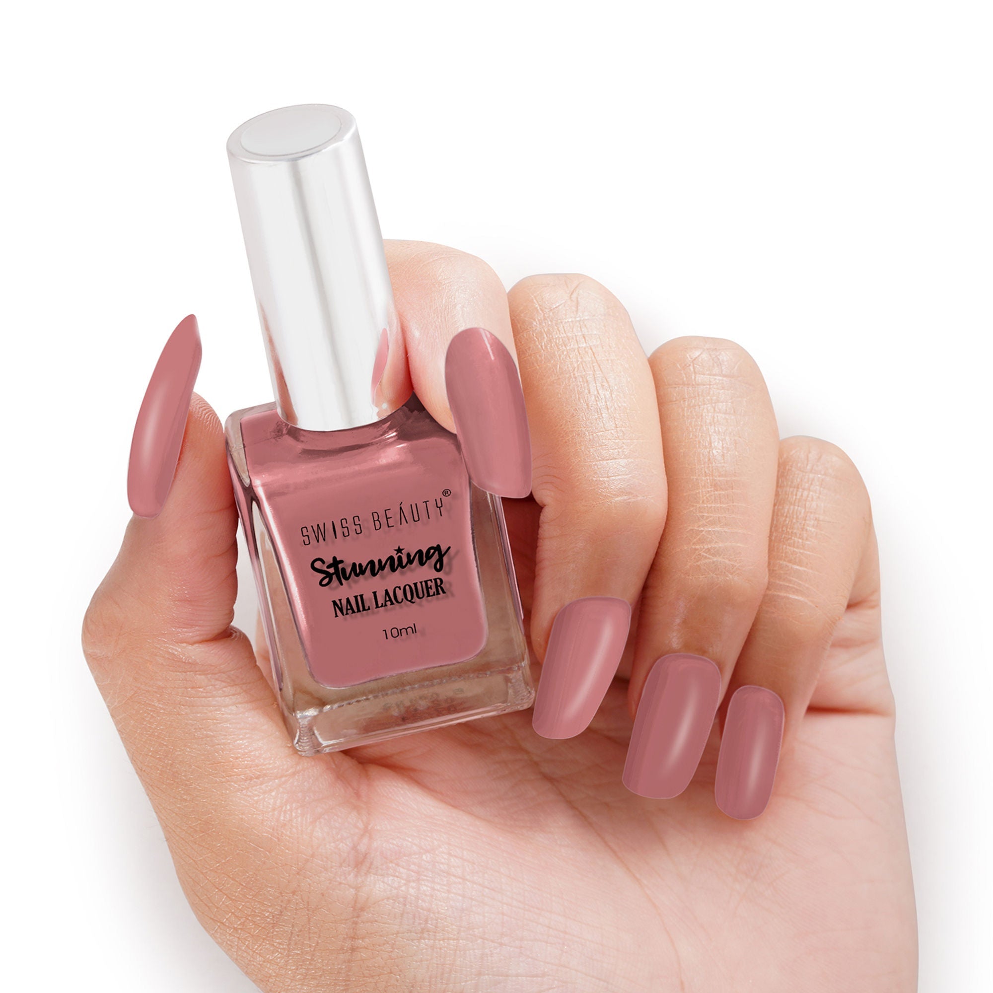 Swiss Beauty Stunning Nail Lacquer - 75 Barefoot Mauve