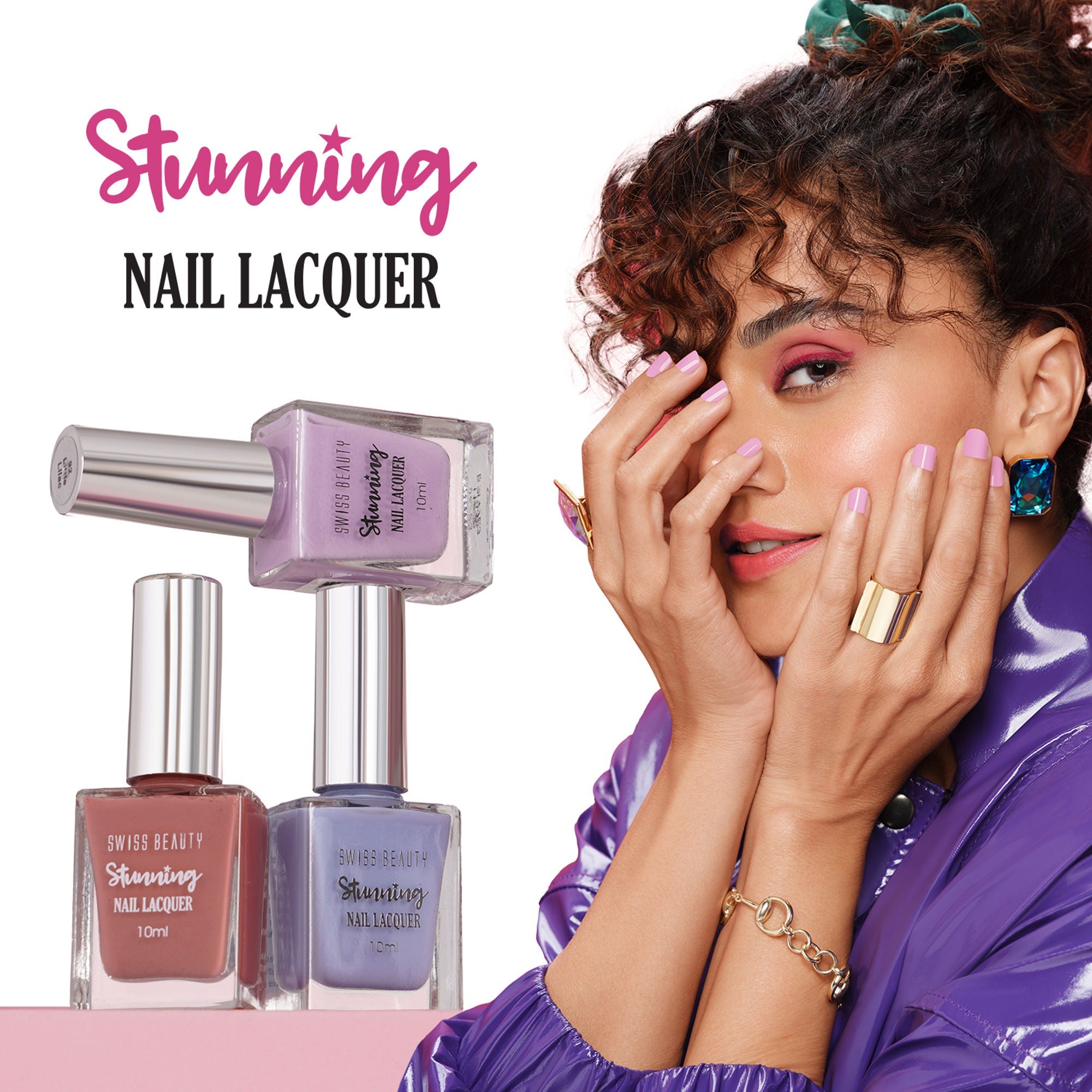Swiss Beauty Stunning Nail Lacquer - 76 Dark Mauve