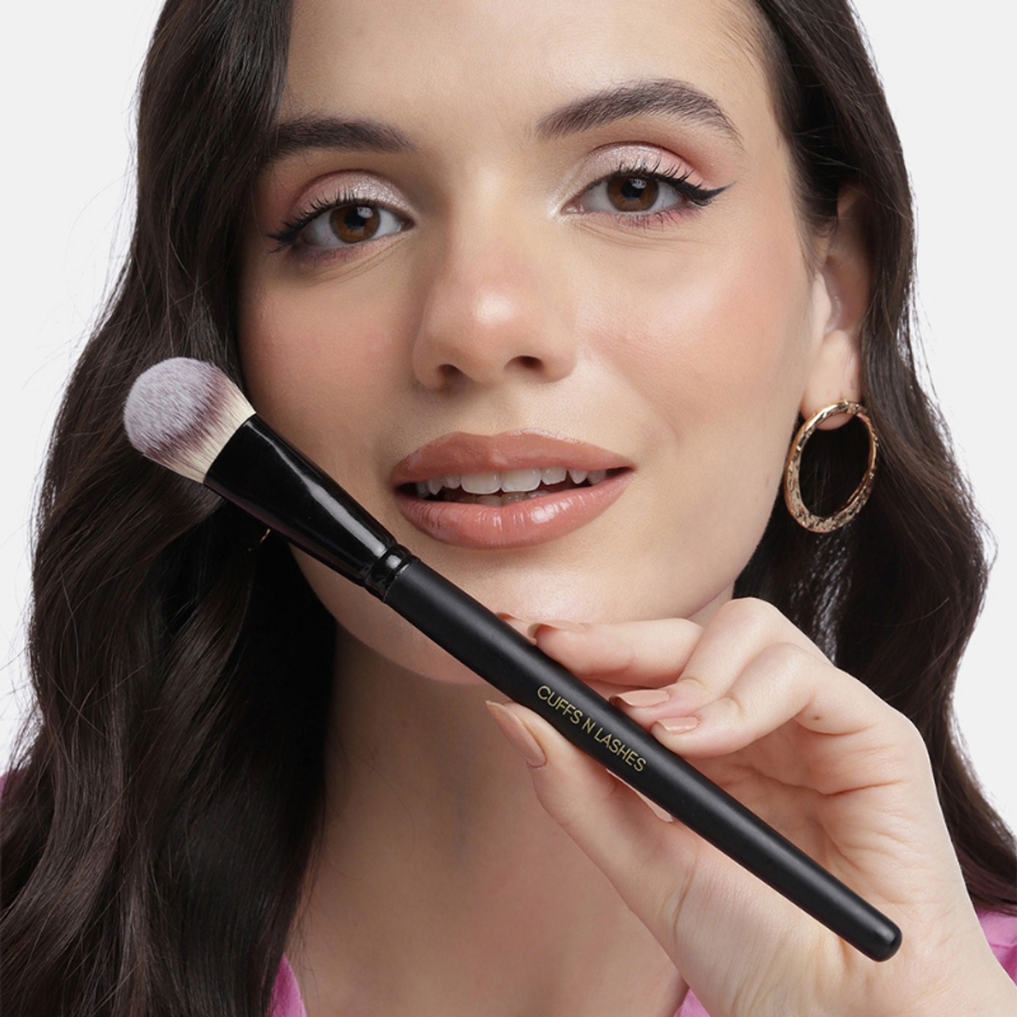 CUFFS N LASHES Foundation Brush - F016