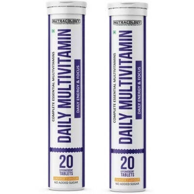 Nutracology Daily Multivitamin Effervescent Tablets With Vitamins & Minerals For Men & Women