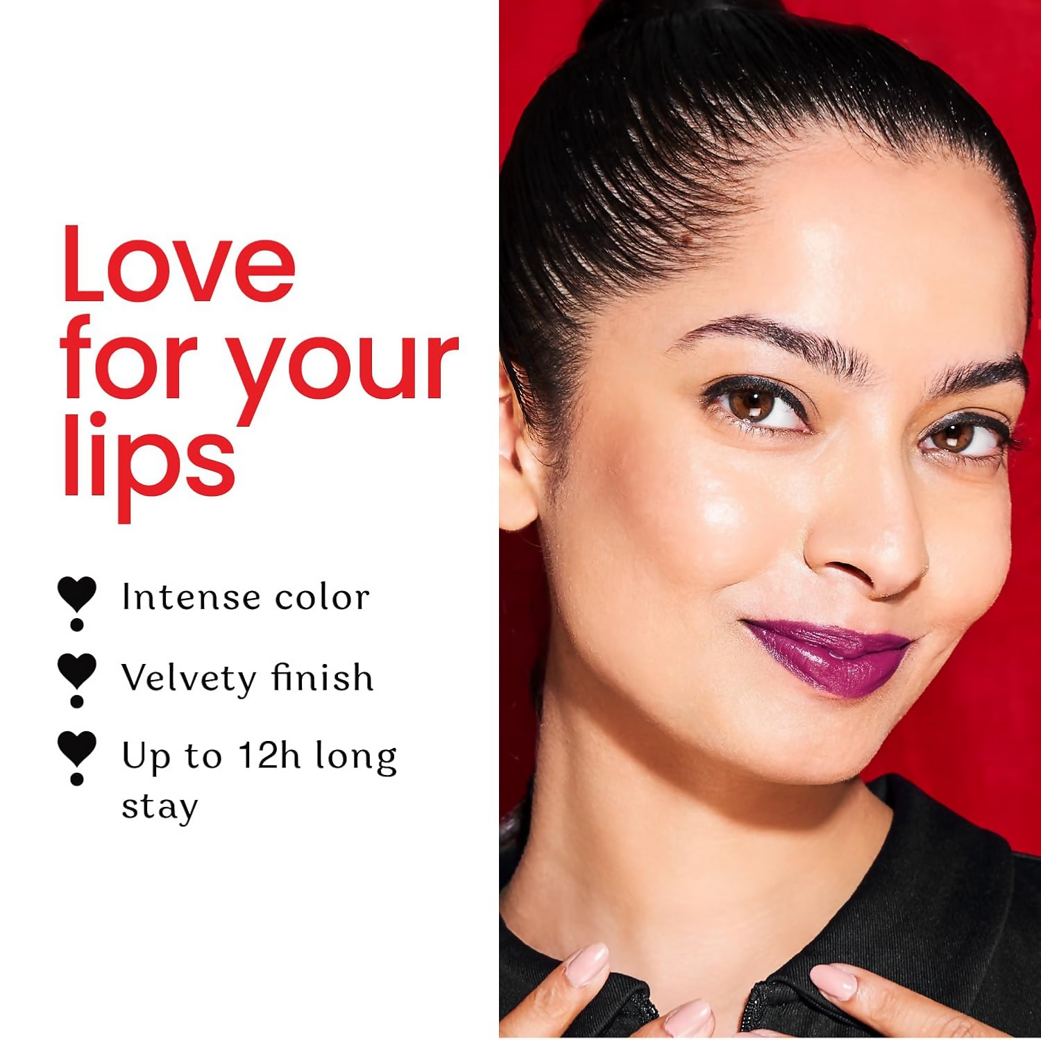 Color Cupid Velvety Intense Color 12-Hour Stay Bullet Lipstick - Rose Bloom