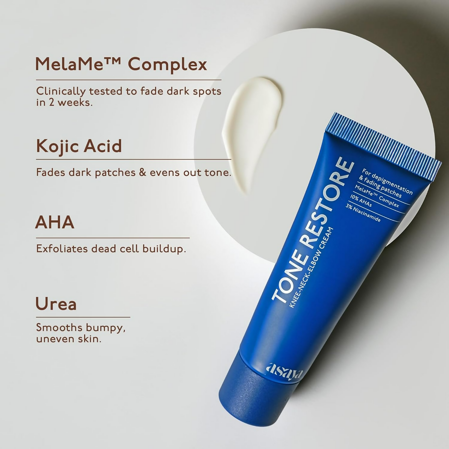 Asaya Tone Restore Advanced Pigmentation Cream with MelaMe Complex