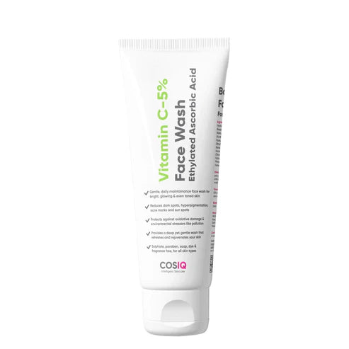 COSIQ Vitamin C-5% Brightening and Glow Face Wash
