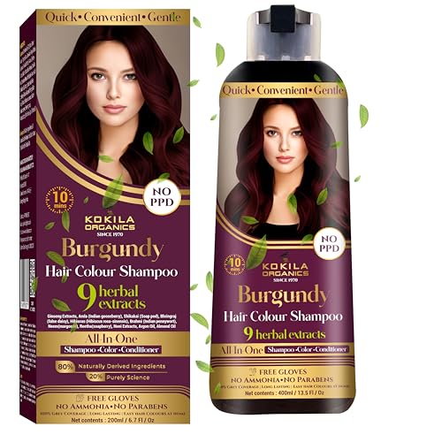Kokila Organics Hair Color Shampoo With Natural Extracts