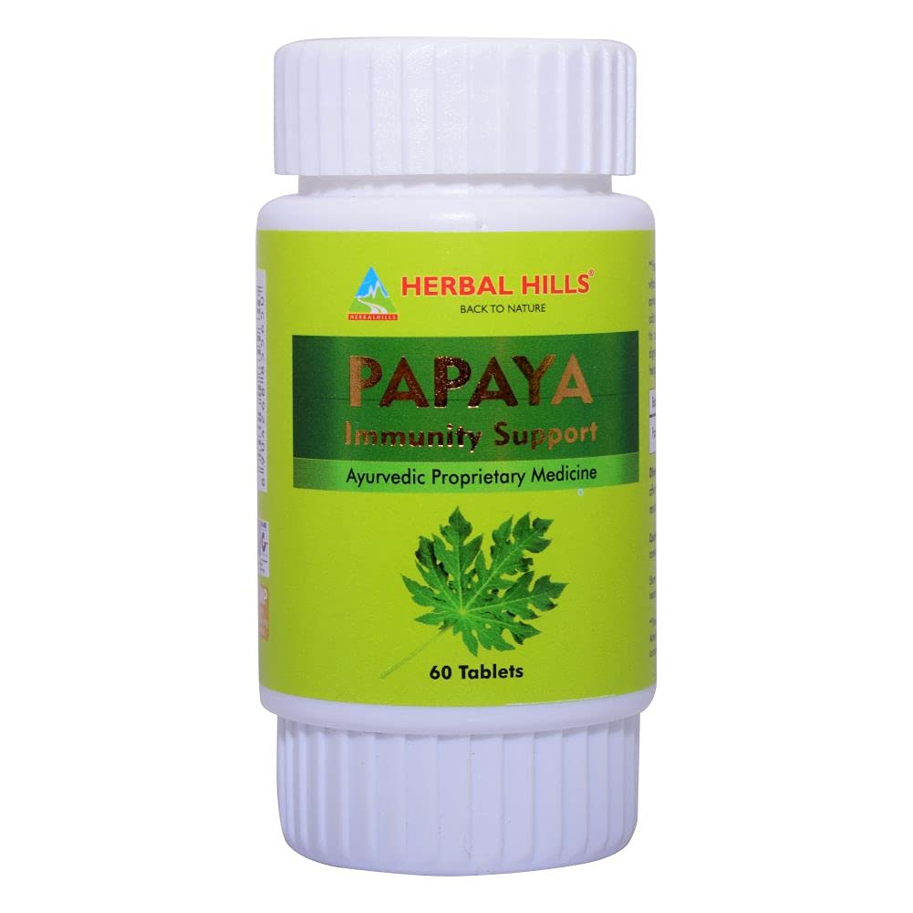 Herbal Hills Papaya Immunity Support Tablets