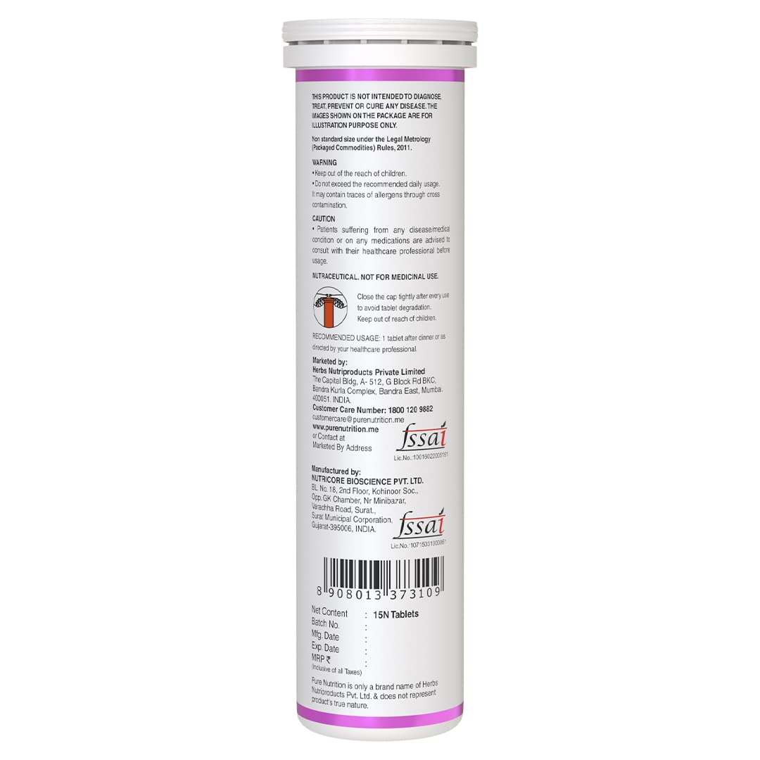 Pure Nutrition Glutathione Effervescent Tablets (15 tabs)