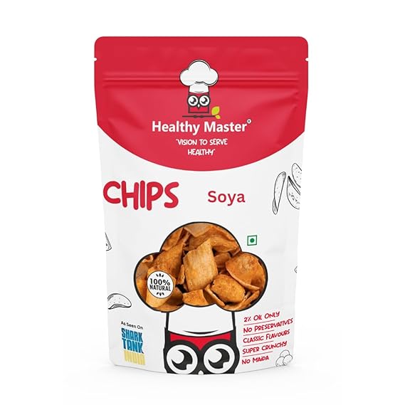 Healthy Master Baked Soya Chipsoya - 200 Gram