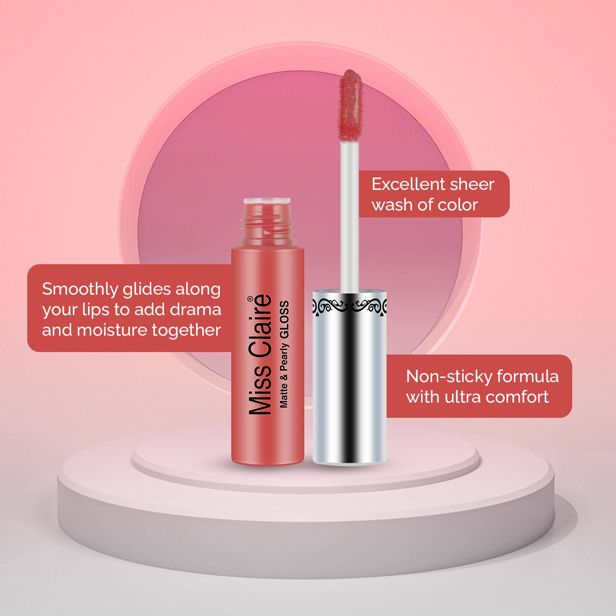 Miss Claire Matte & Pearly Gloss - 124