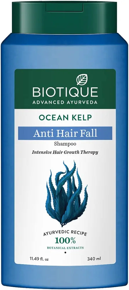 Biotique Ocean Kelp Anti-Hair Fall Shampoo For Hair Growth Therapy