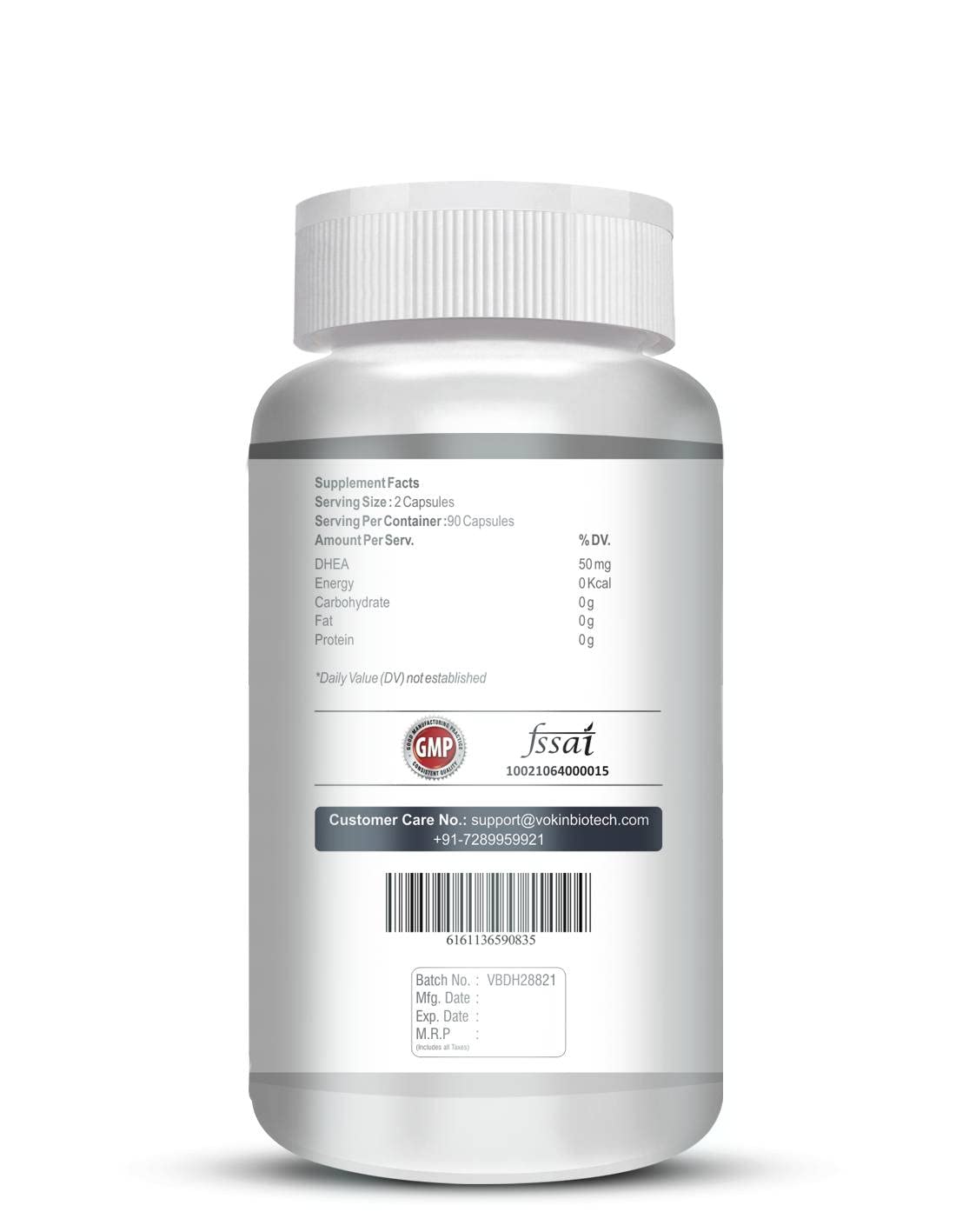 Vokin Biotech DHEA 50mg | Supports Healthy Mood |