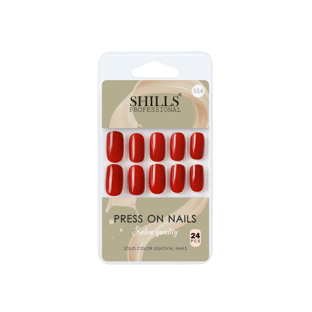 Shills Professional Reusable Press On Nails Square - SPN554