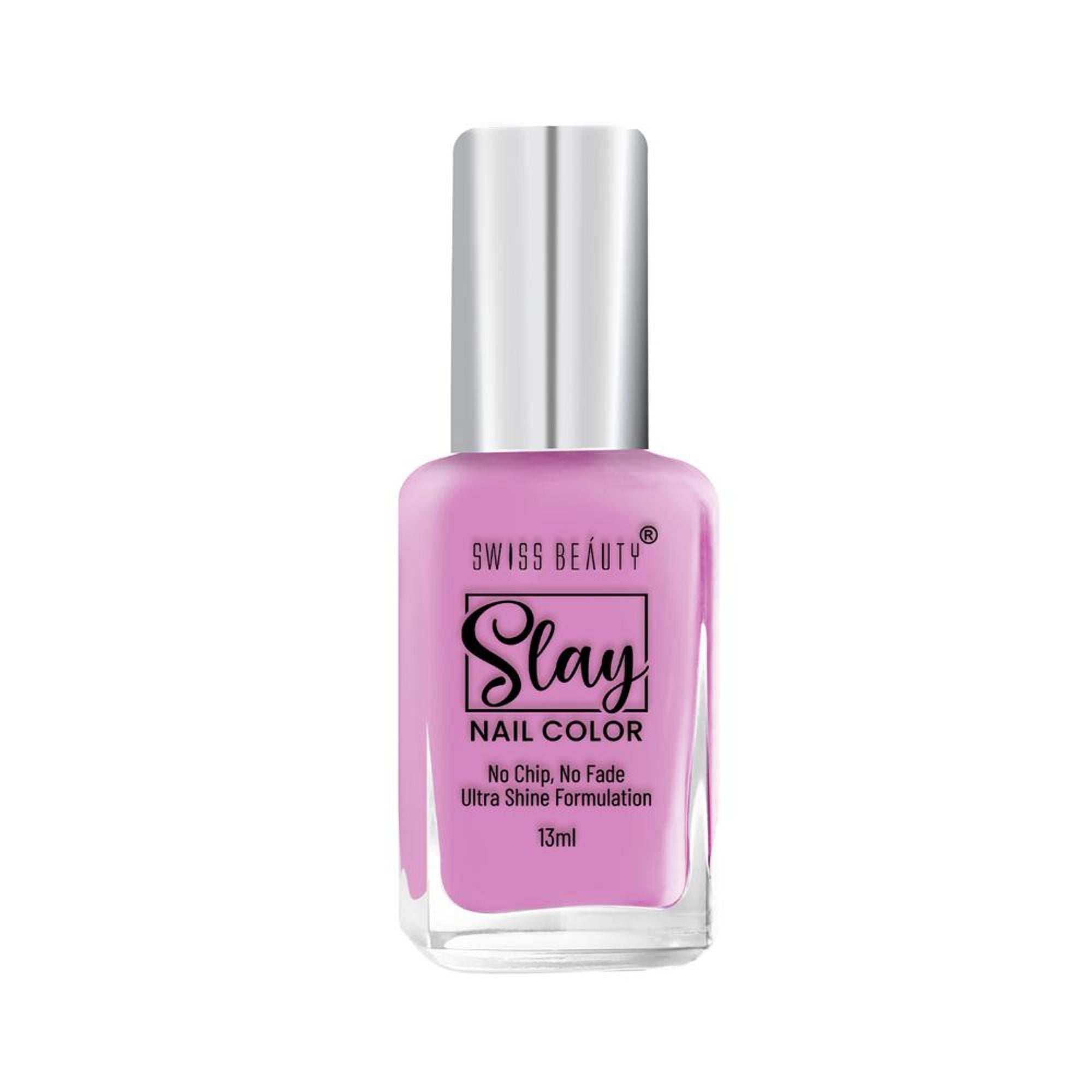 Swiss Beauty Slay Nail Color Ultra Shine Formulation - 01 Rush Pink