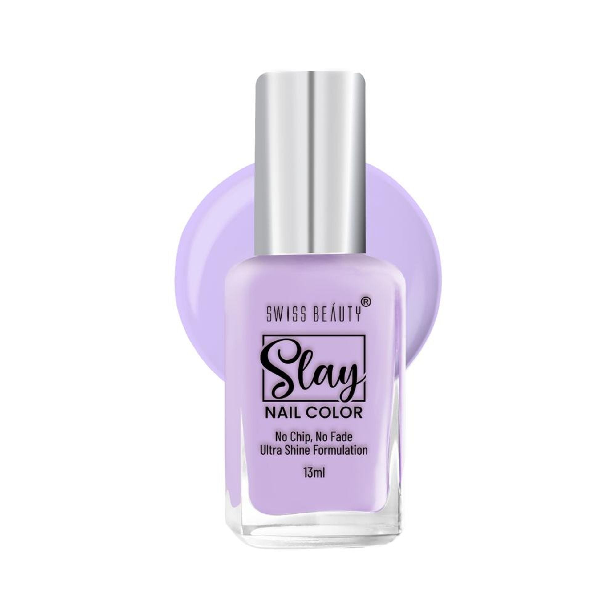 Swiss Beauty Slay Nail Color Ultra Shine Formulation - 16 Lavender