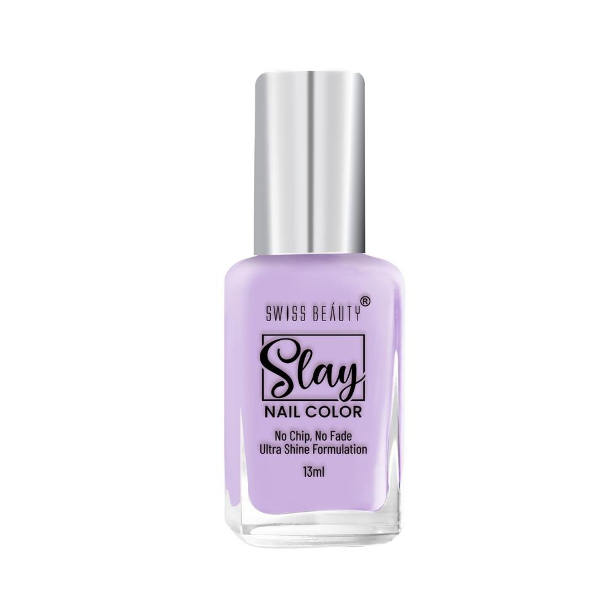 Swiss Beauty Slay Nail Color Ultra Shine Formulation - 16 Lavender