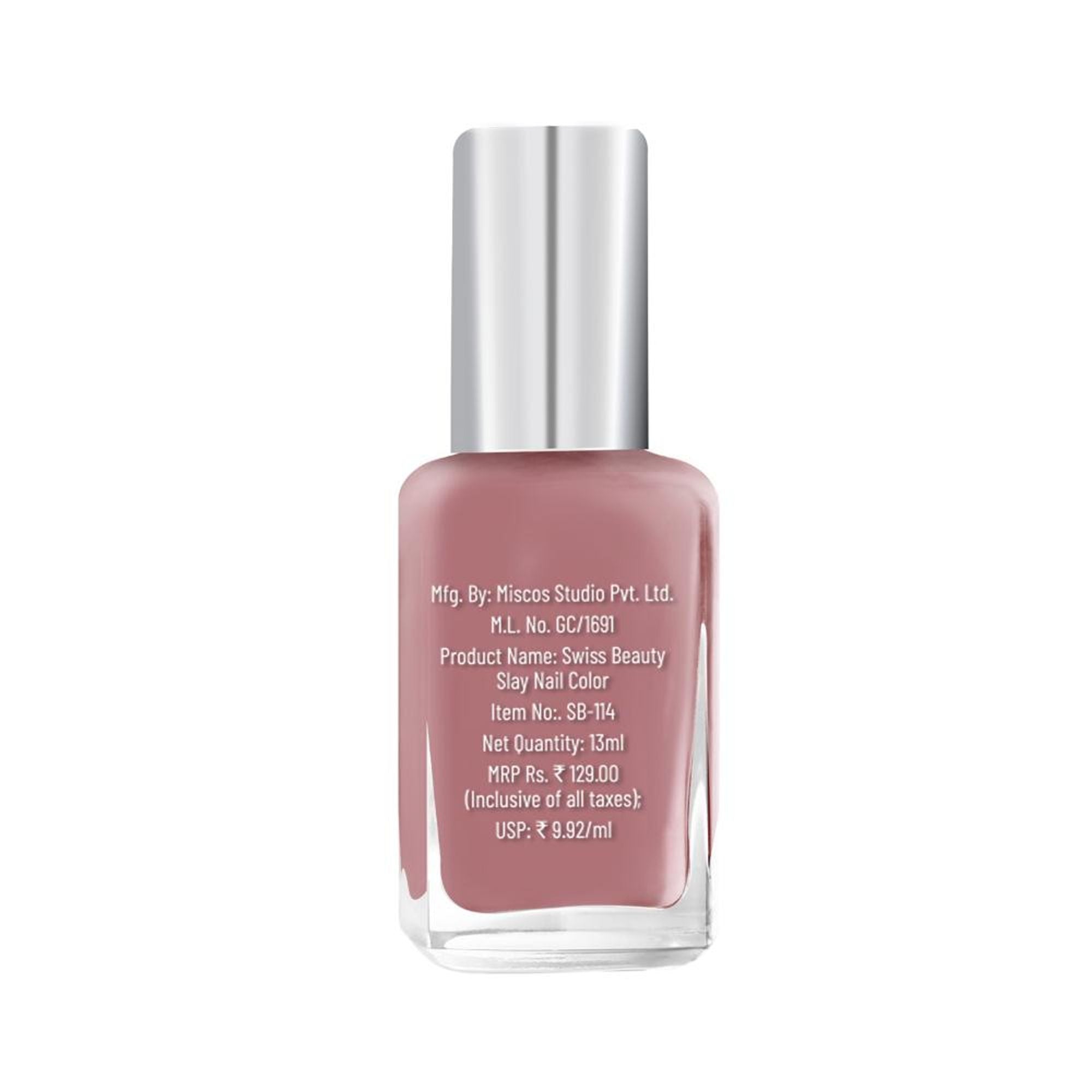 Swiss Beauty Slay Nail Color Ultra Shine Formulation - 37 Gaze Star