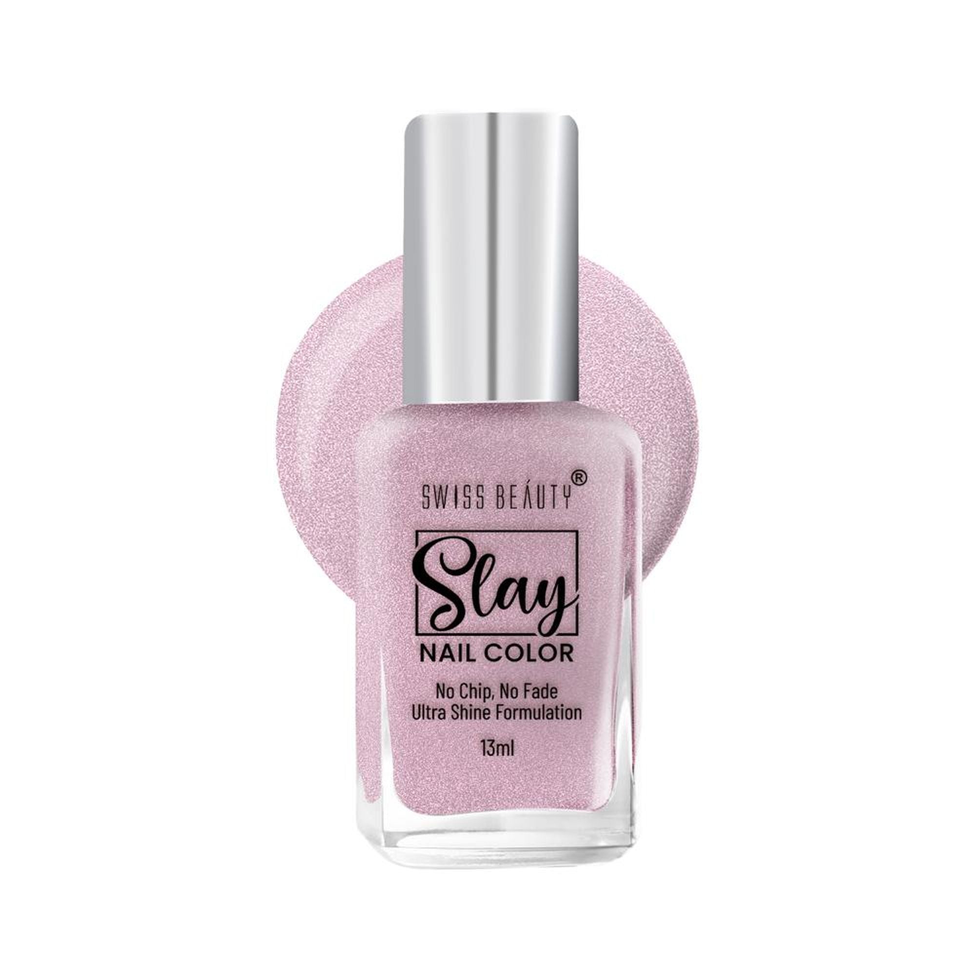 Swiss Beauty Slay Nail Color Ultra Shine Formulation - 49 Sheer Elegance