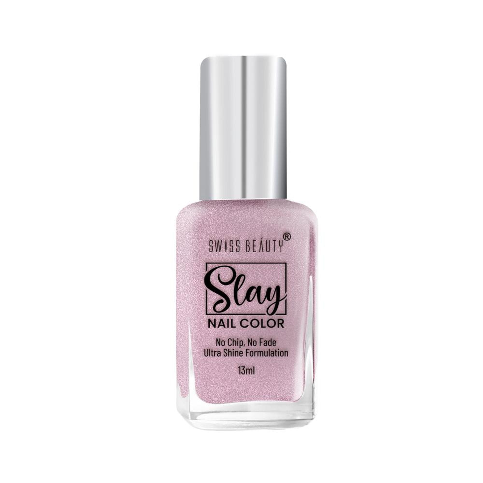 Swiss Beauty Slay Nail Color Ultra Shine Formulation - 49 Sheer Elegance
