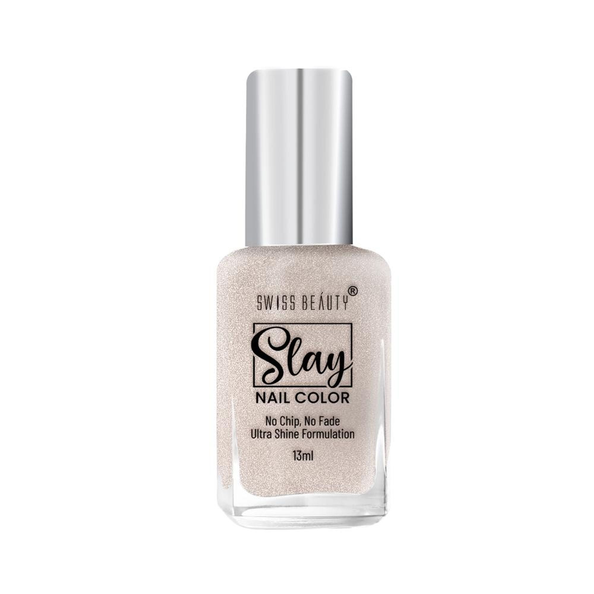 Swiss Beauty Slay Nail Color Ultra Shine Formulation - 52 Gold Star