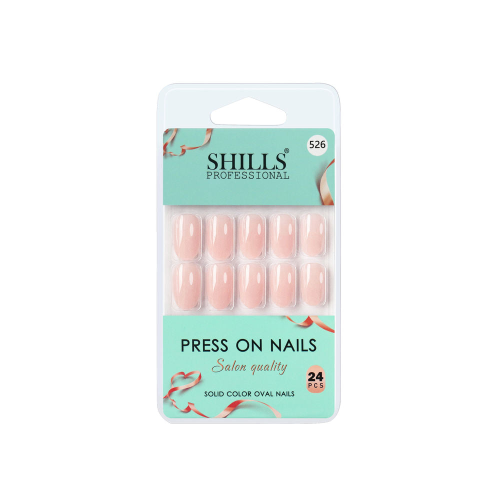 Shills Professional Reusable Press On Nails Oval - SPN526
