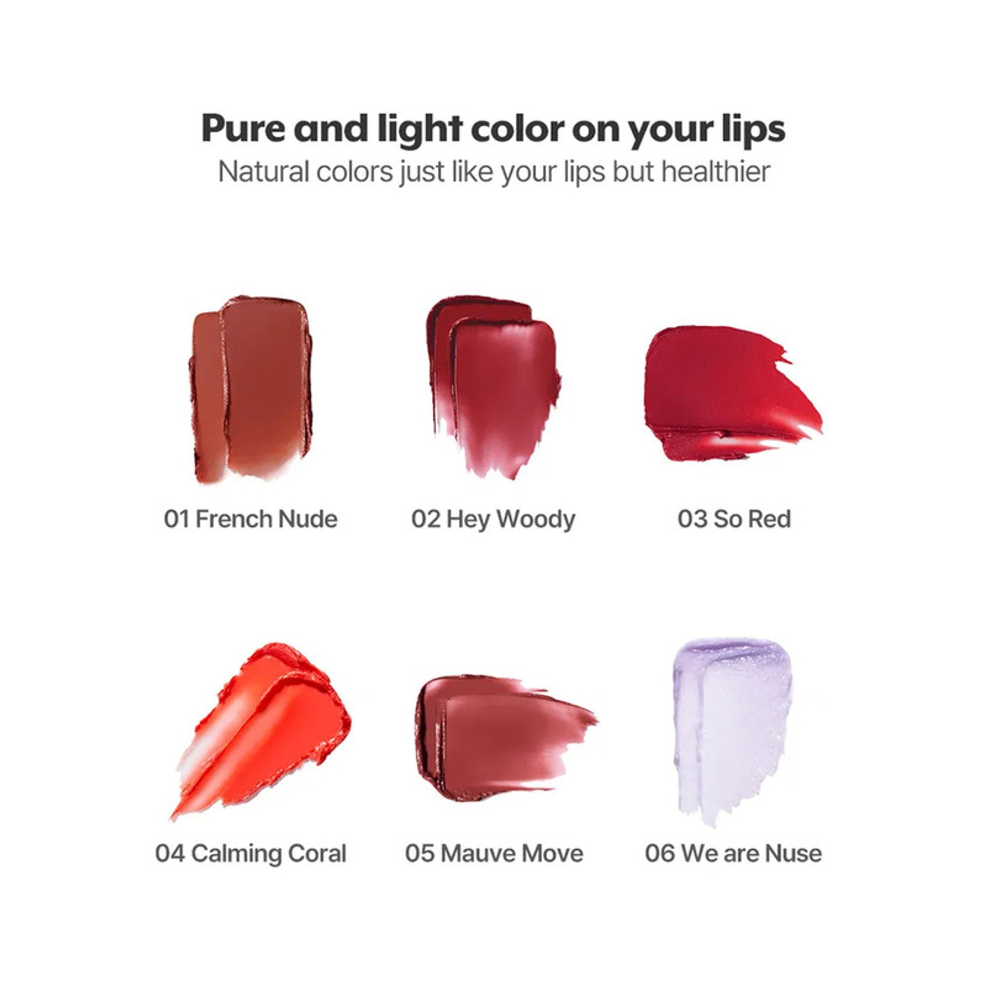 NUSE Color Care Lip balm - So Red