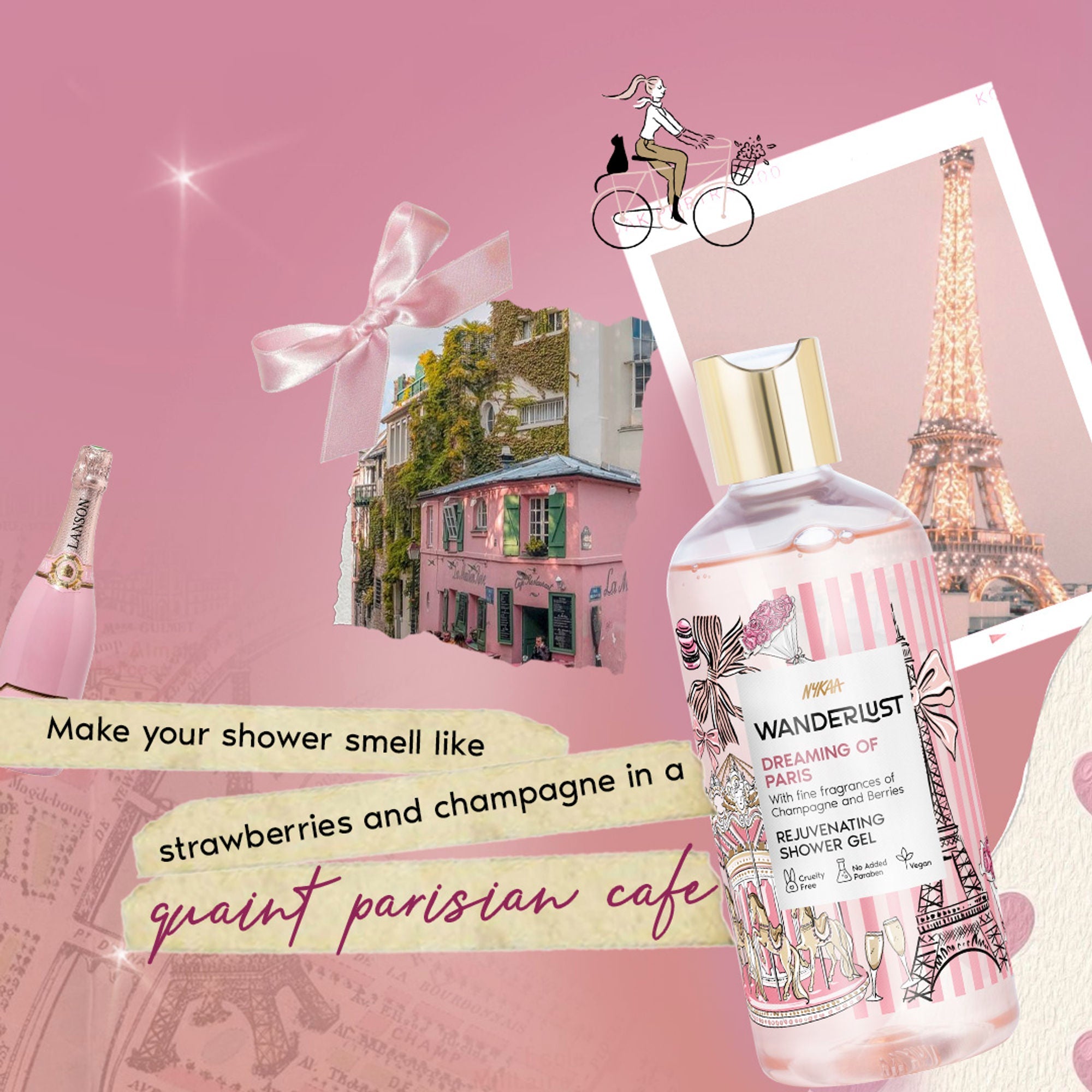 Wanderlust Shower Gels - Dreaming-Of-Paris