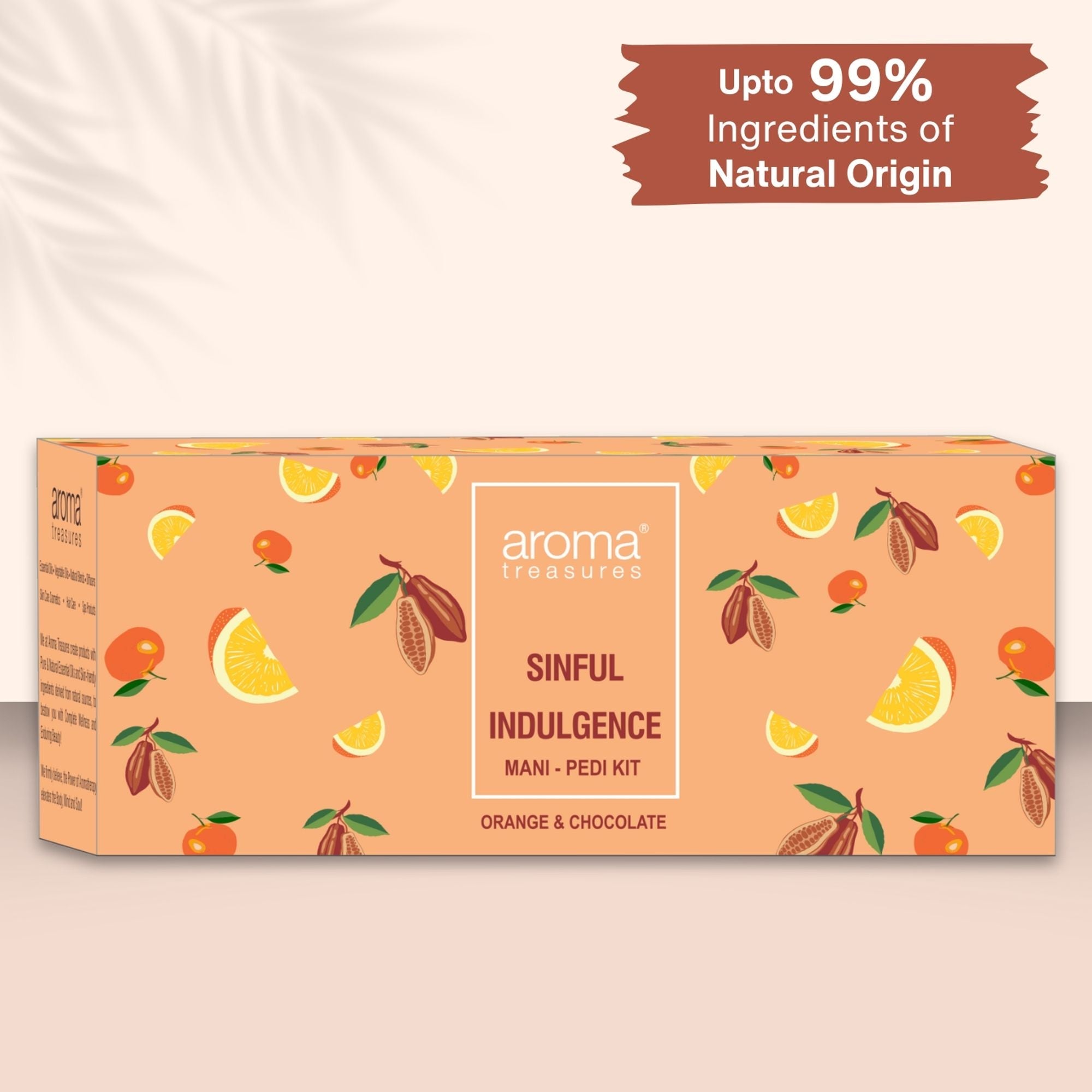 Aroma Treasures Orange & Chocolate Sinful Indulgence Mani-Pedi Kit