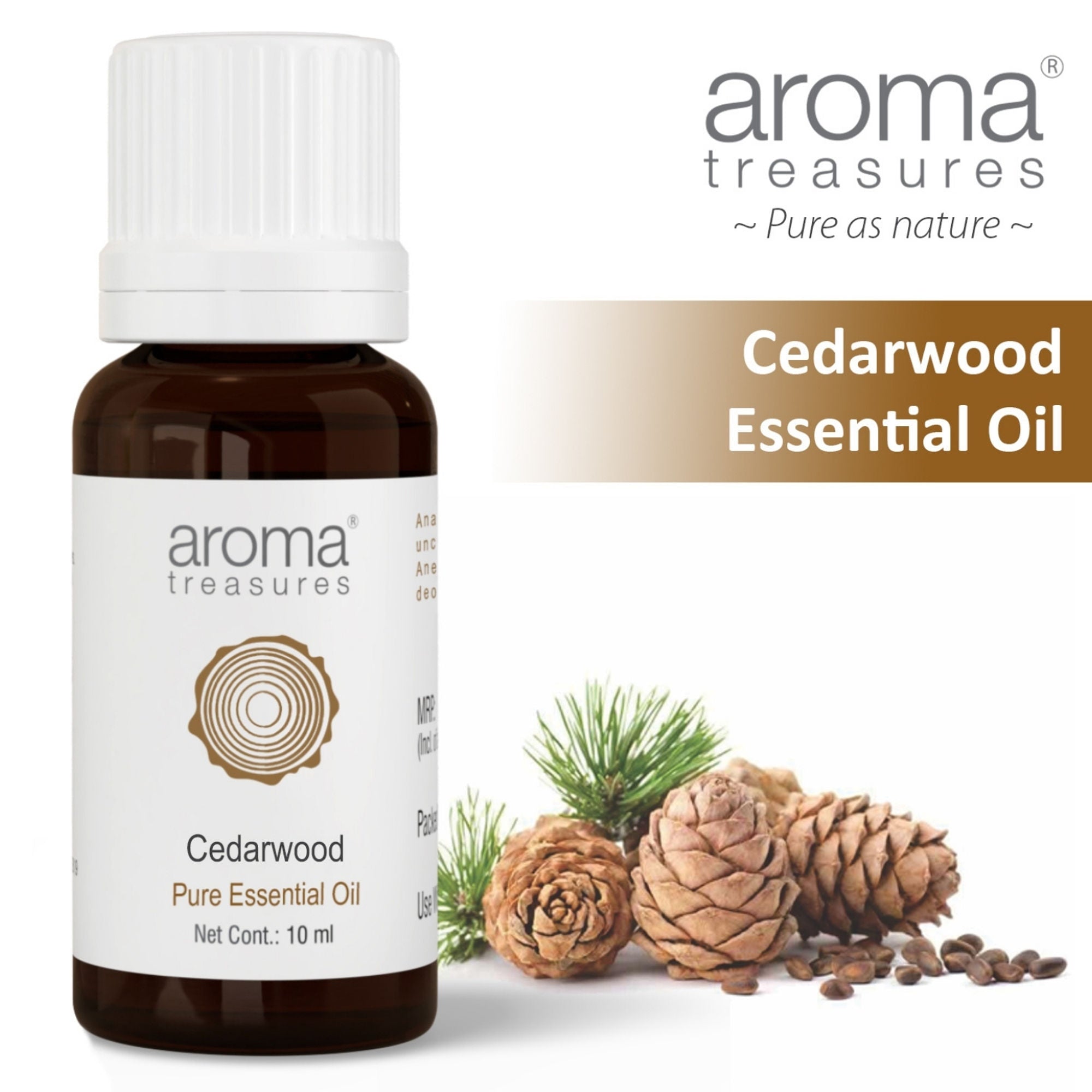 Aroma Treasures Cedarwood Pure Essential Oil