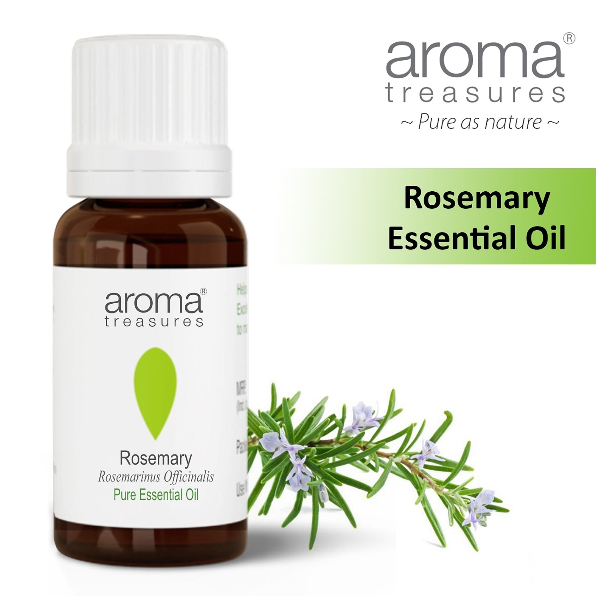 Aroma Treasures Rosemary Pure Essential Oil