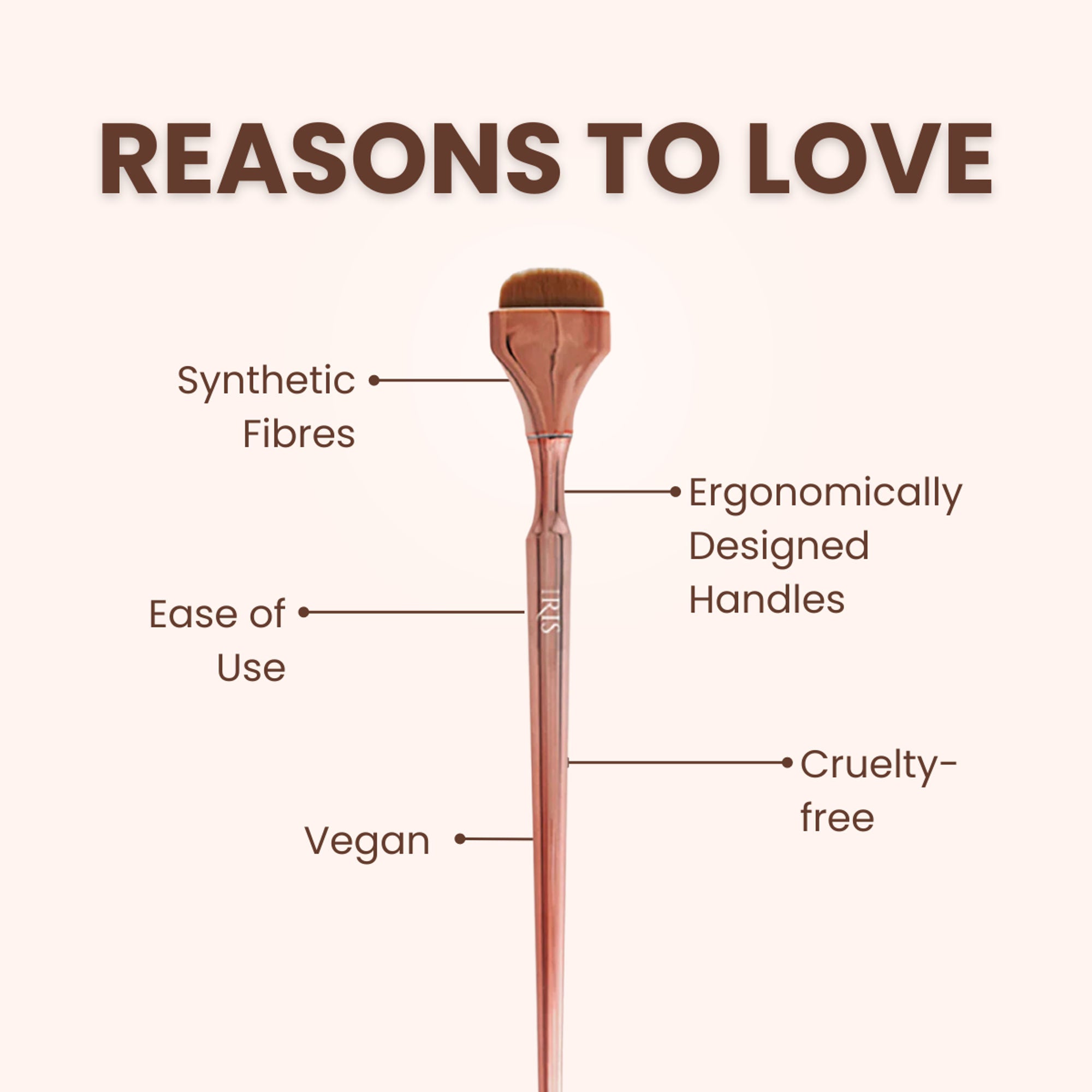 IRIS COSMETICS Luminous HD Nose Contour Brush
