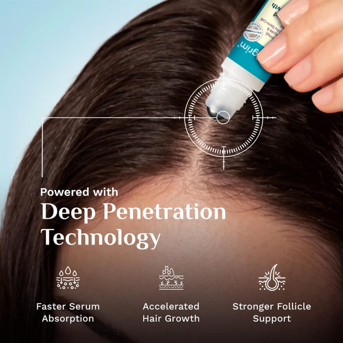 Pilgrim 3% Redensyl, 4% Anagain & 5% Capilia Stem Cell Complex Advanced Hair Growth Serum Roll-On