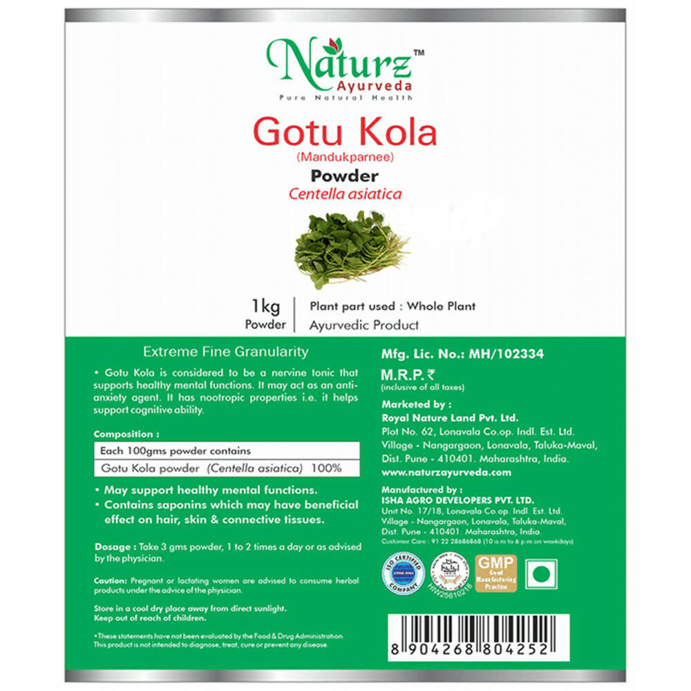 Naturz Ayurveda Gotu Kola Powder