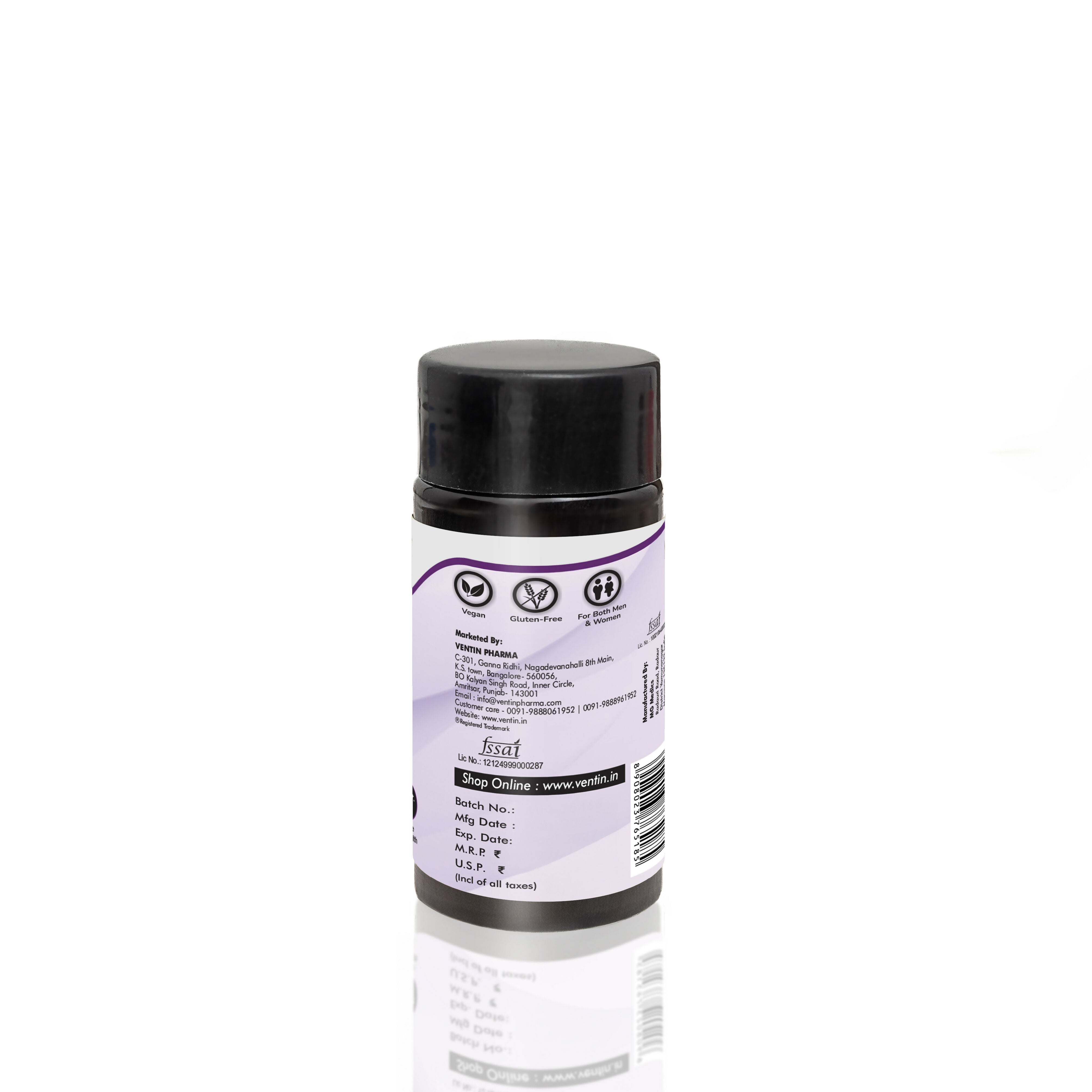 Ventin Organics Magjaz Magnesium Glycinate Tablets