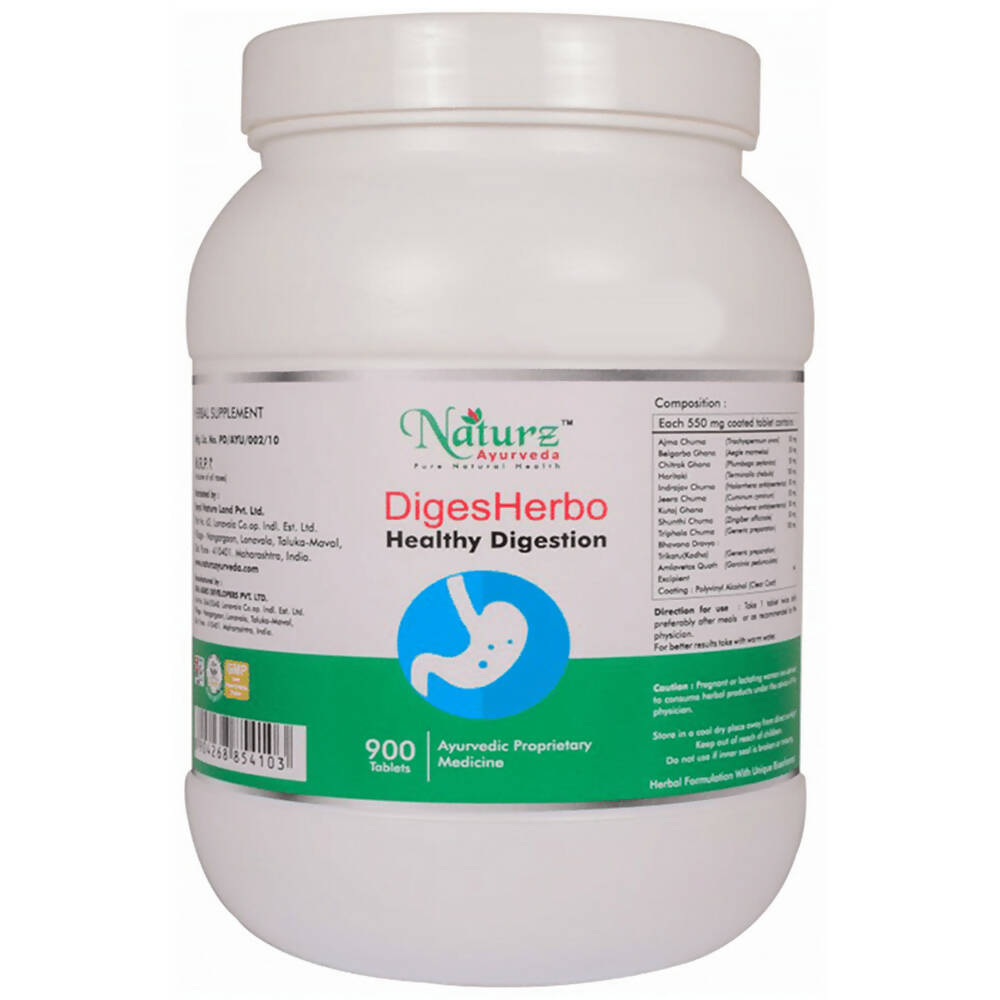 Naturz Ayurveda Diges Herbo Tablets